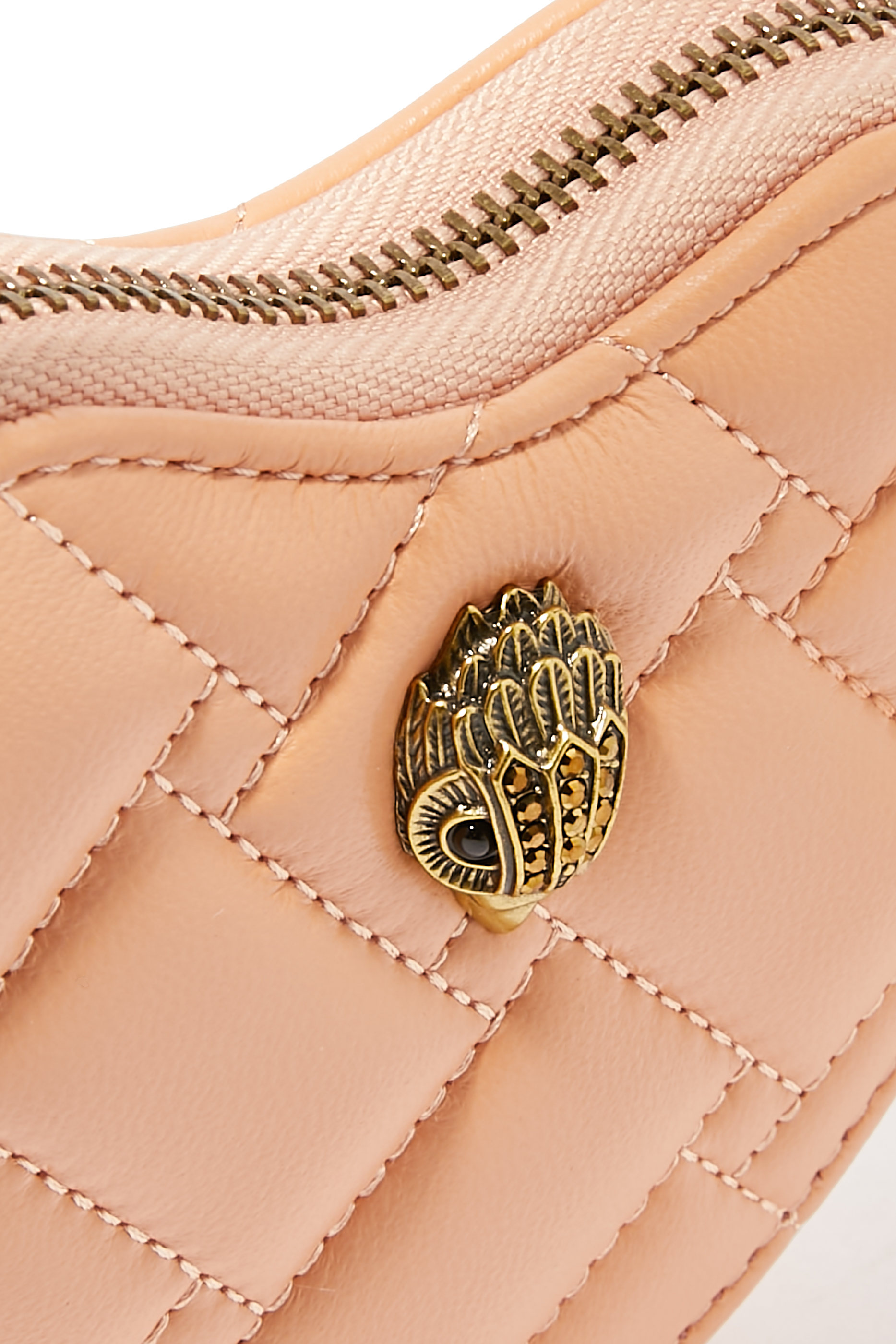 Kensington Croc-Embossed Heart Micro Crossbody Bag