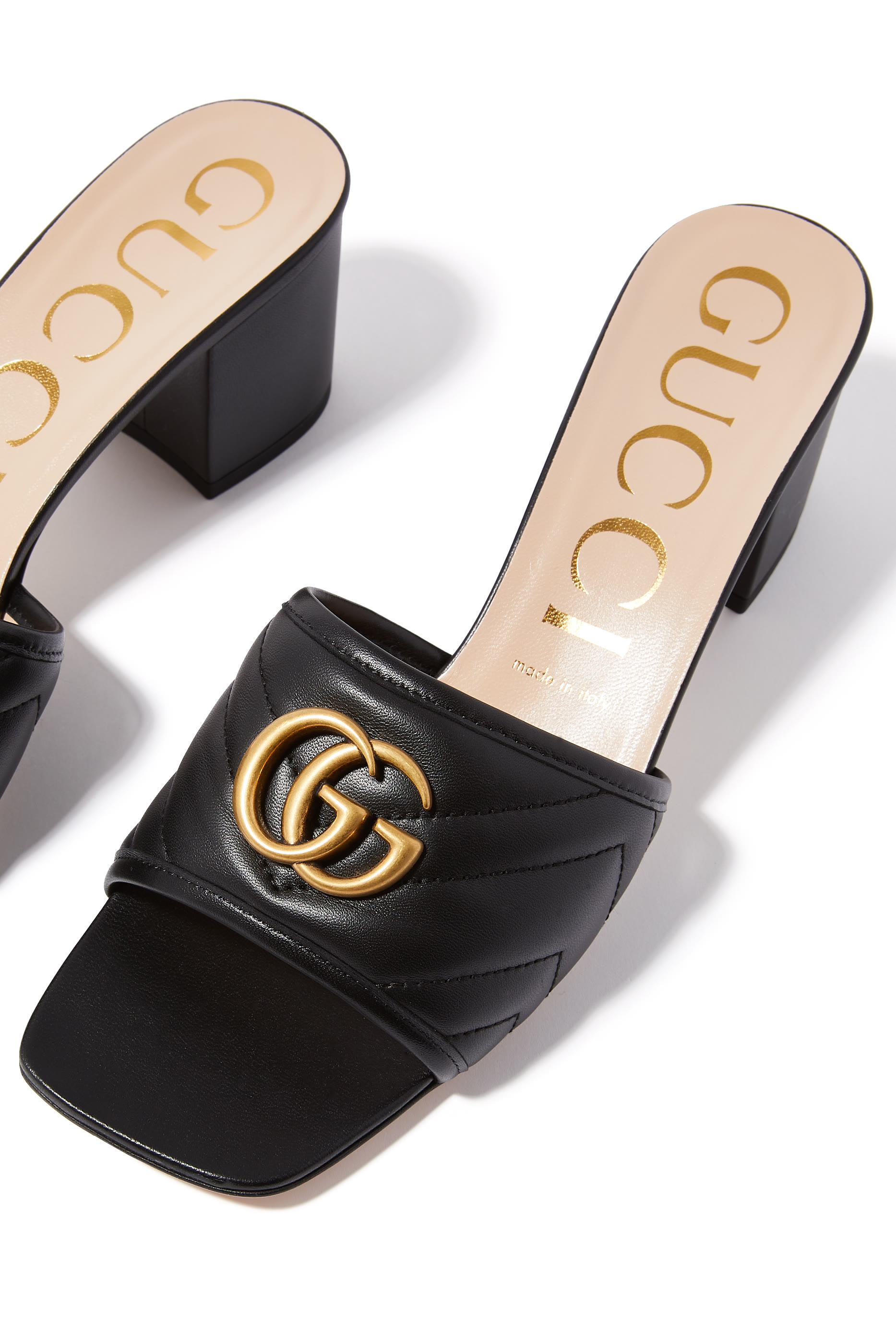 Double G 55 Block Heel Slides