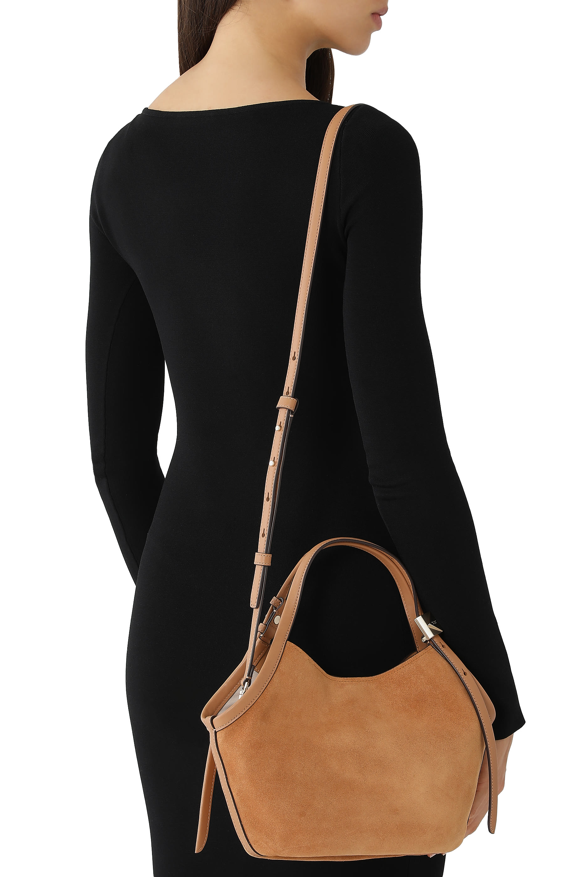Deco Suede Small Tulip Tote