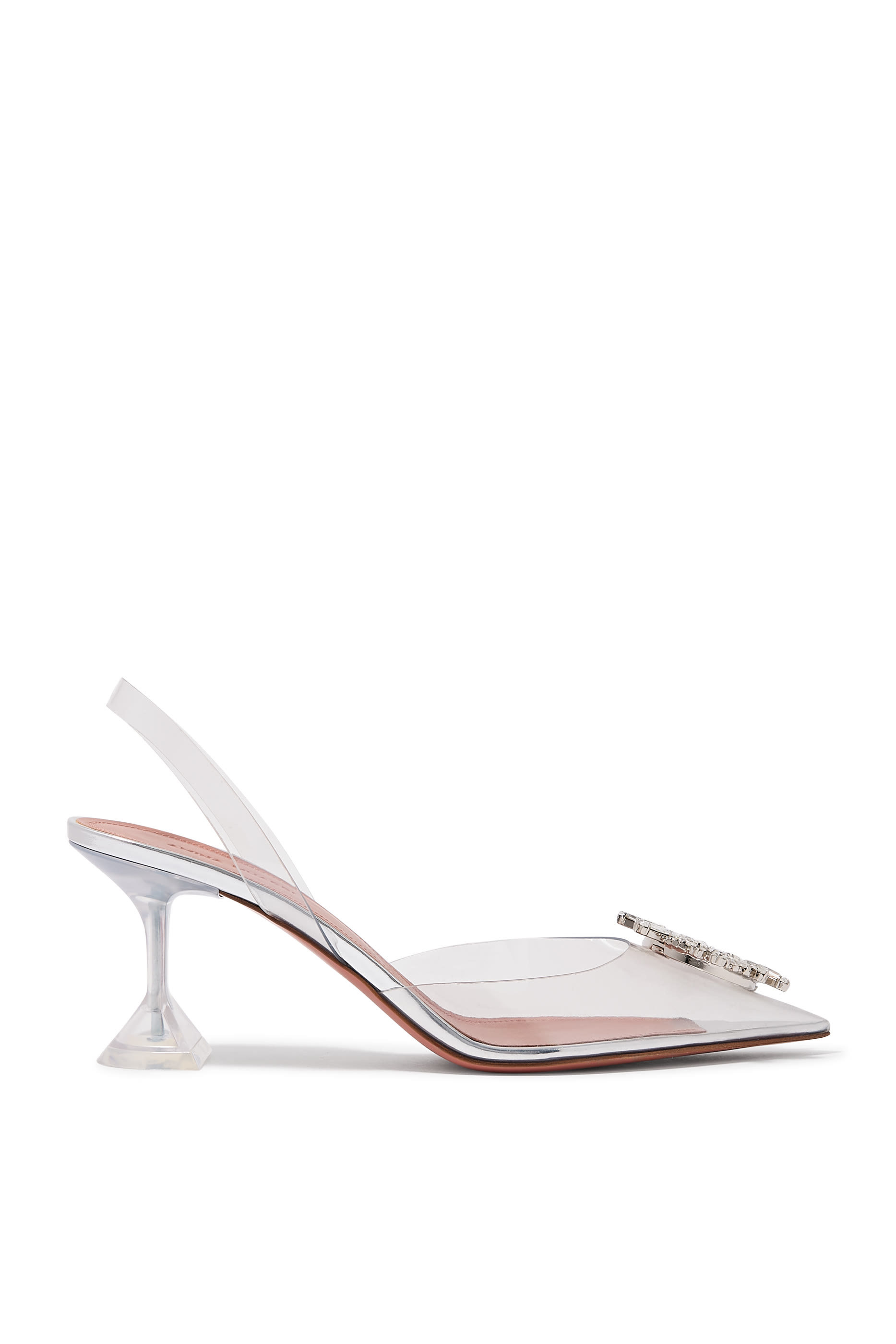 Begum Glass 70 Slingback Pumps