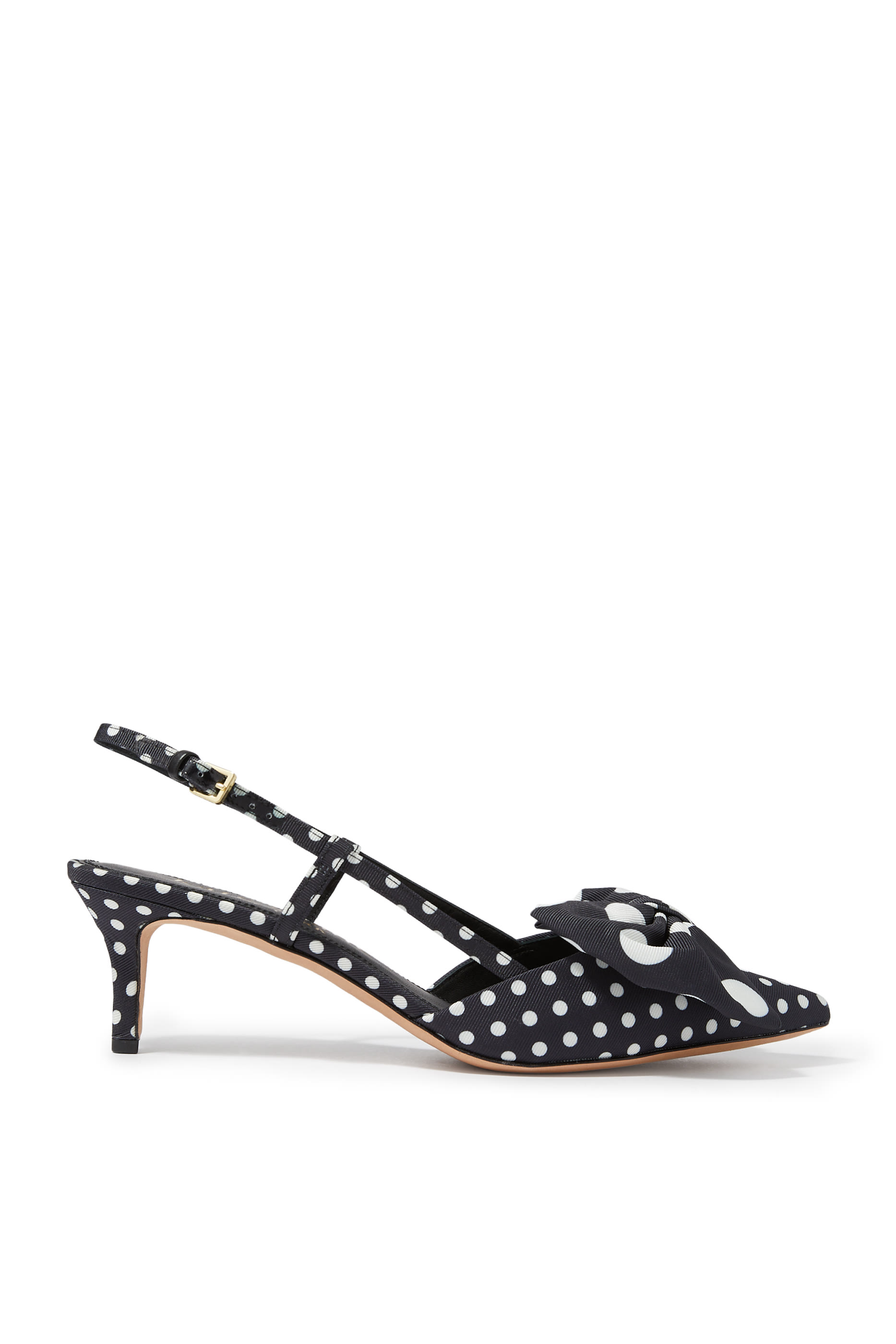 Polka Dot Rue 50 Slingback Pumps