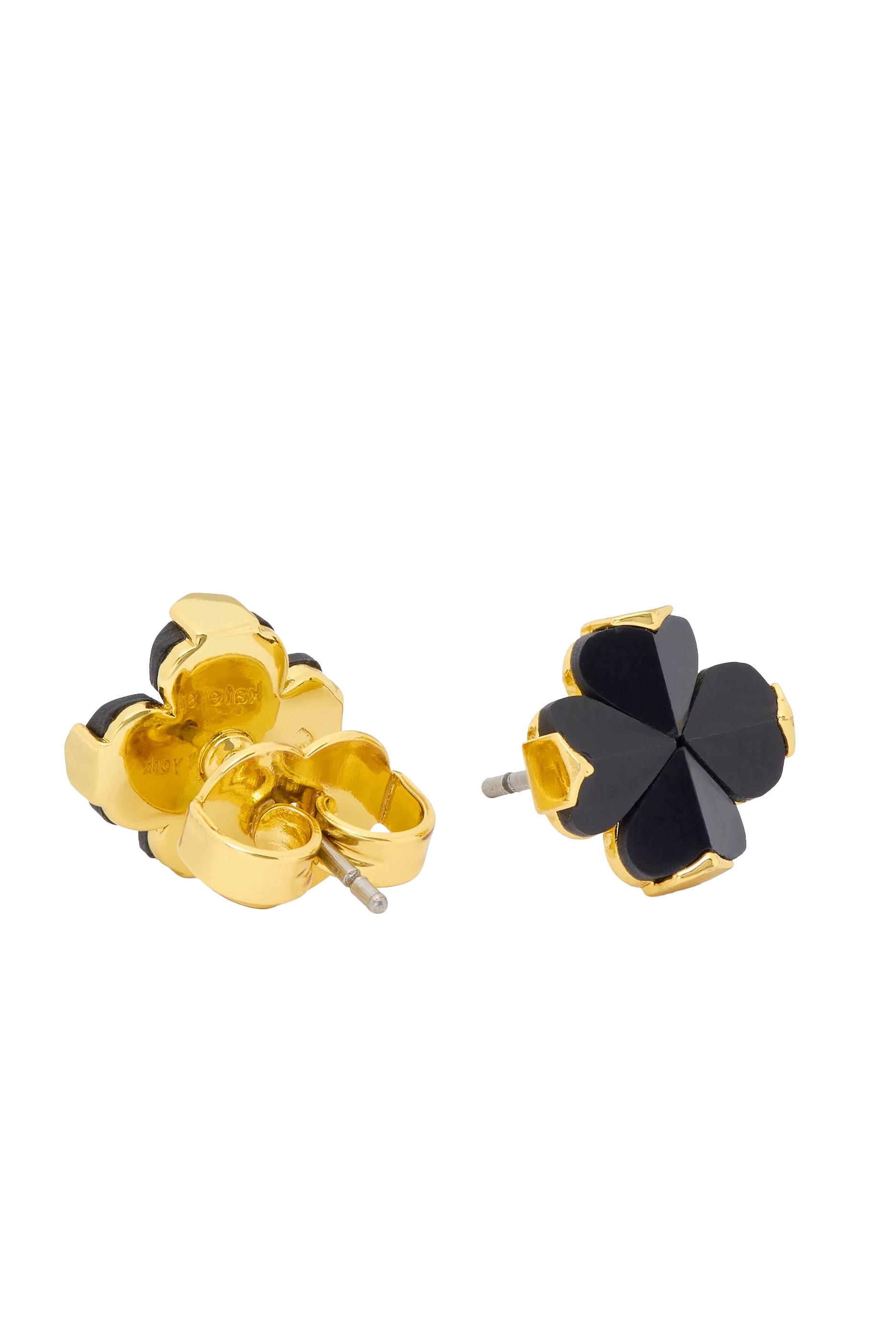 Spade Flower Studs 