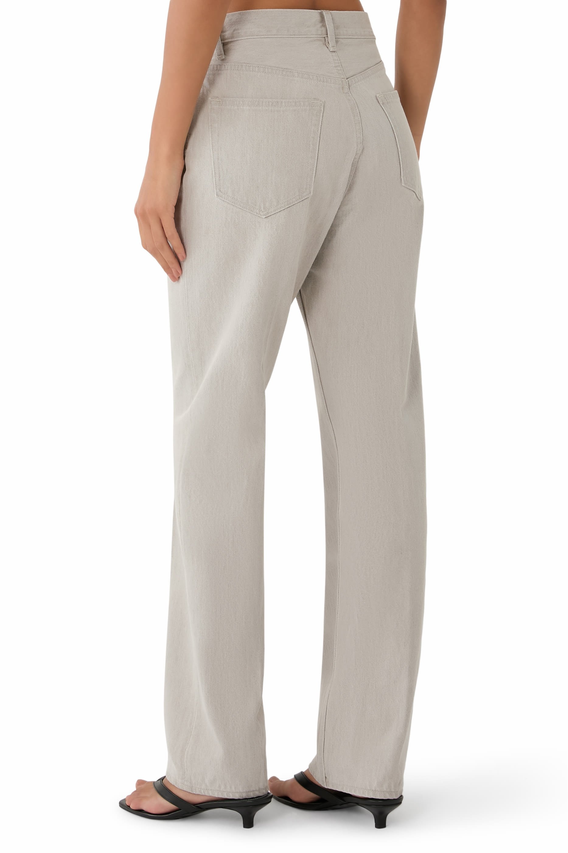 Faded Hard Twist Denim 5P Pants