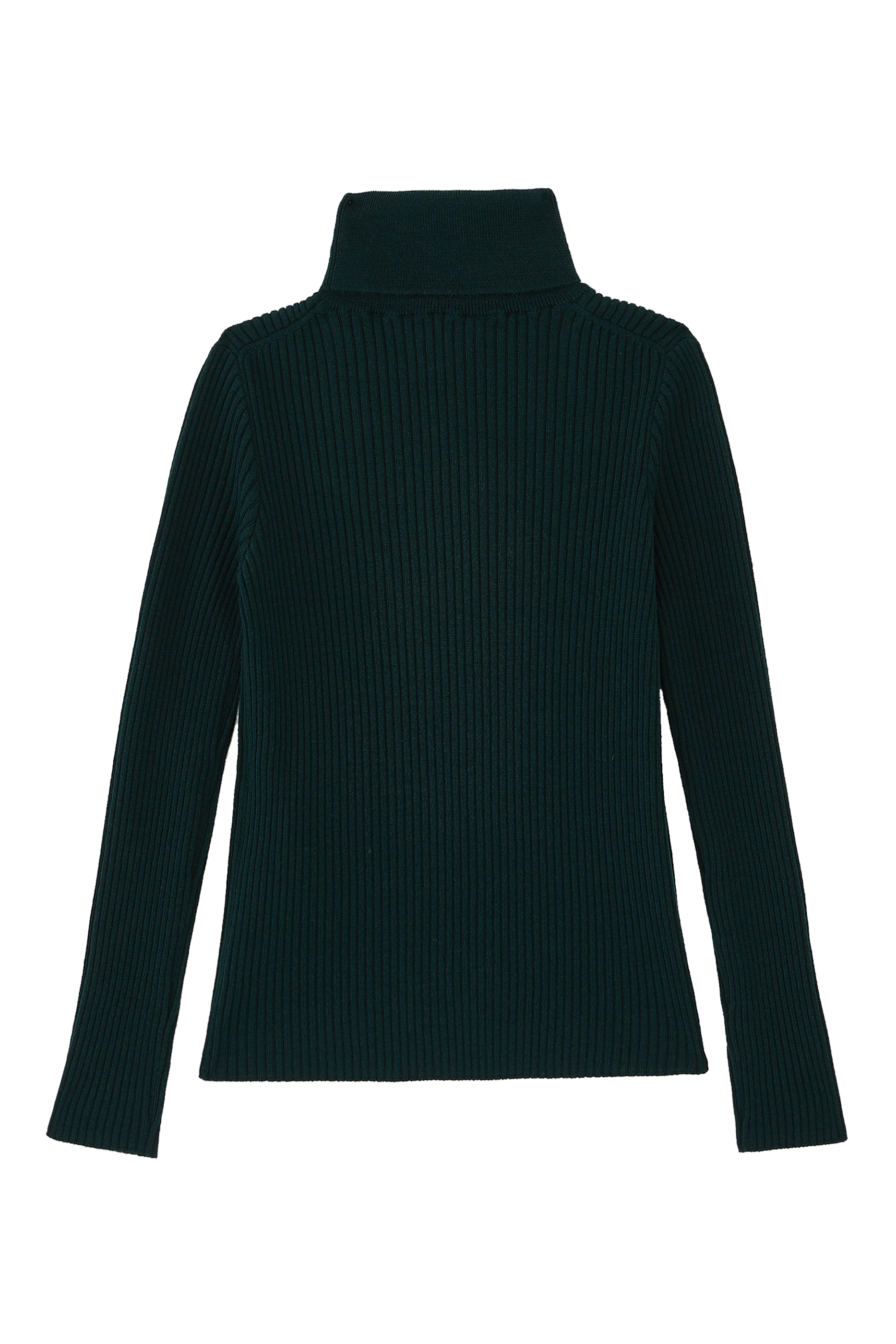 Kids Rib Wool Turtleneck Sweater