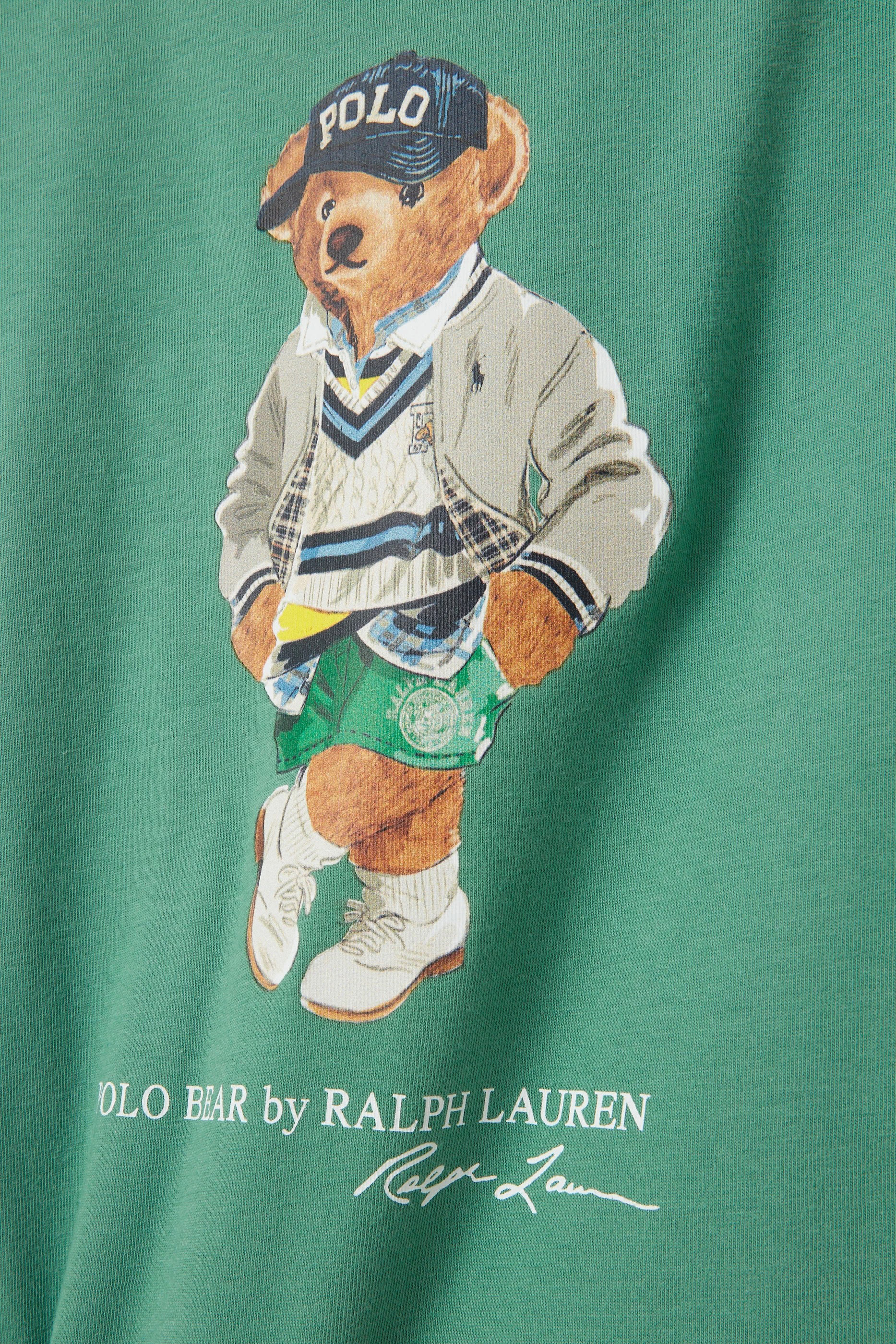 Kids Cotton Jersey Polo Bear T-Shirt