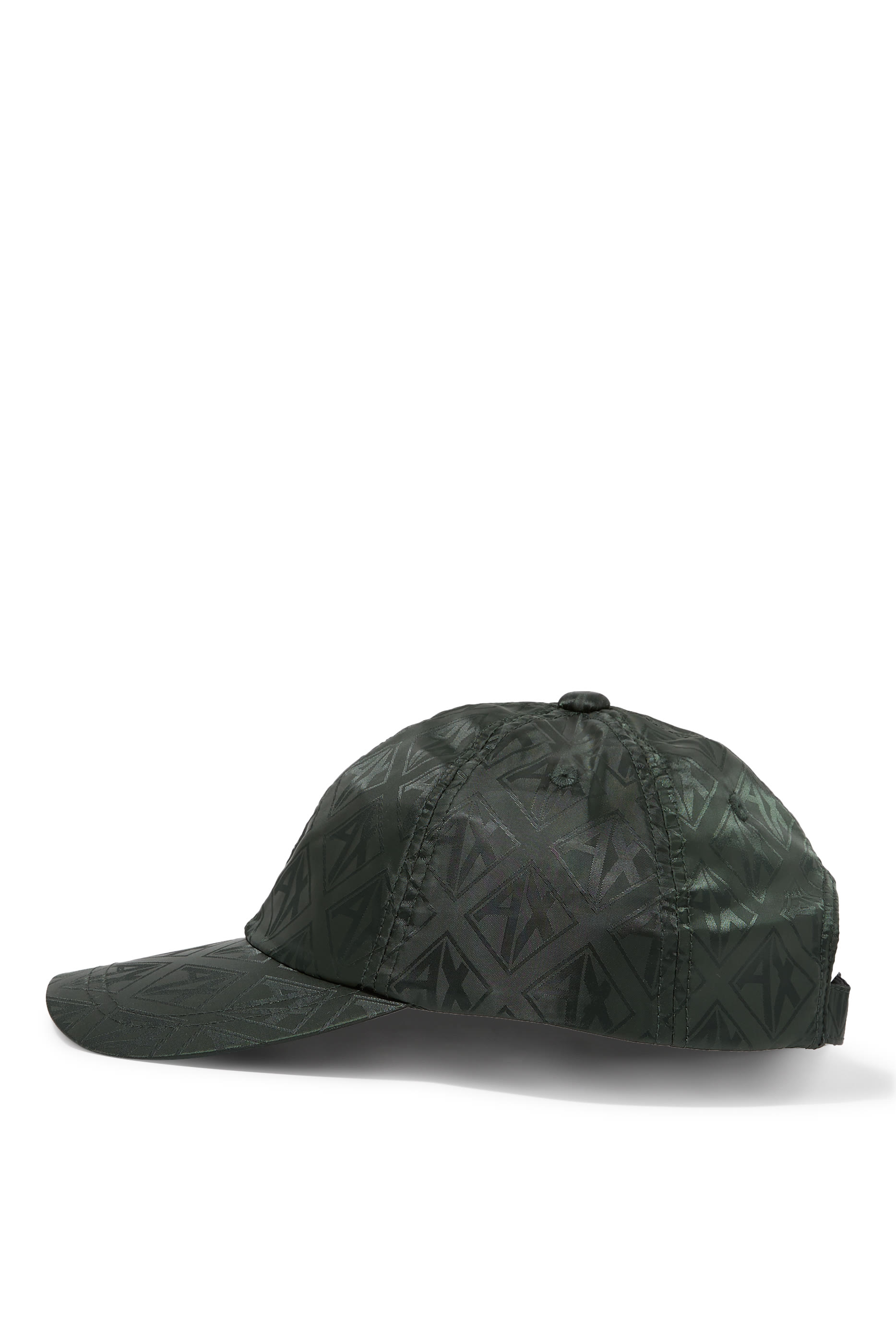 Logo Satin Fabric Visor Hat