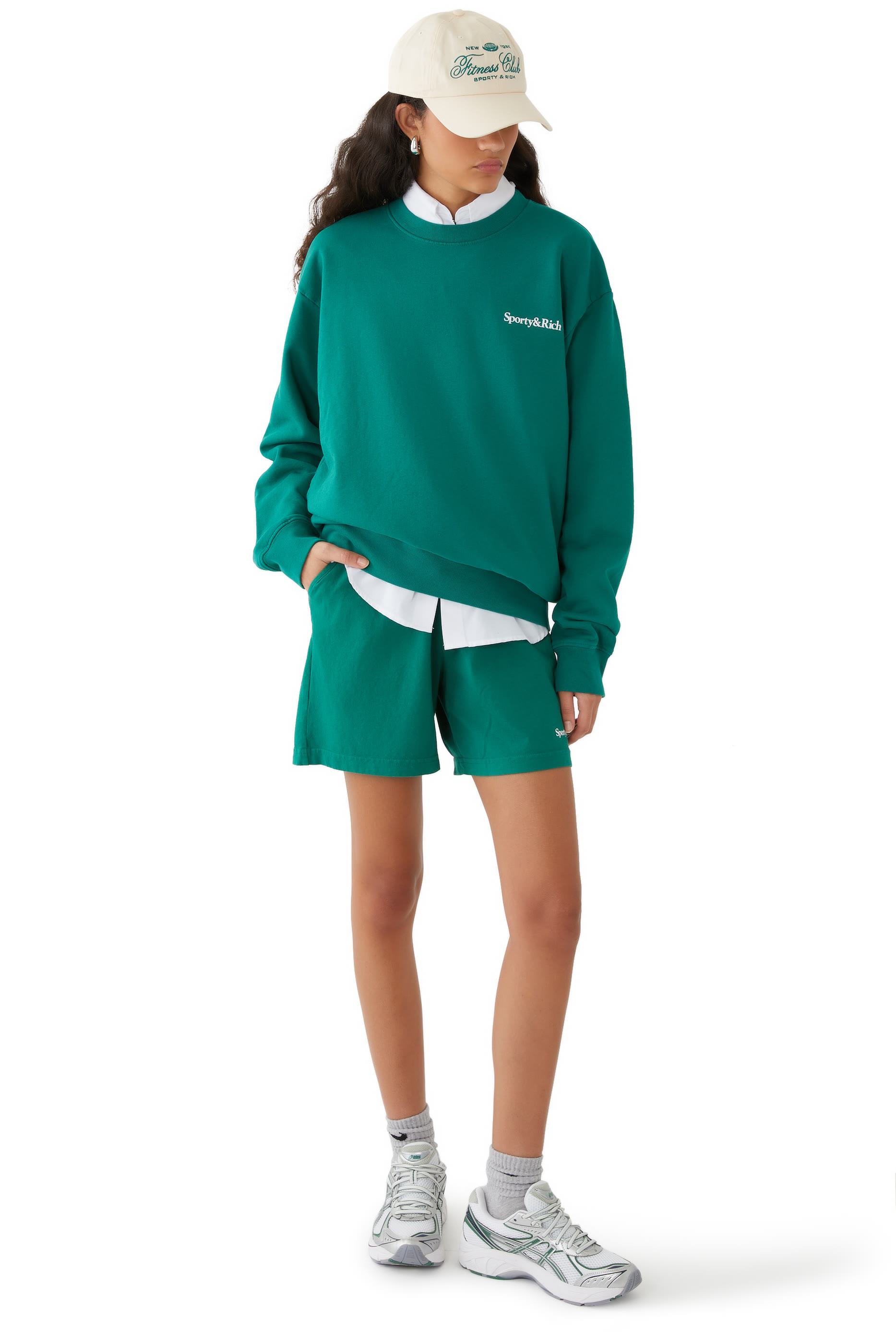 Health is Wealth Crew Neck Sweatshirt