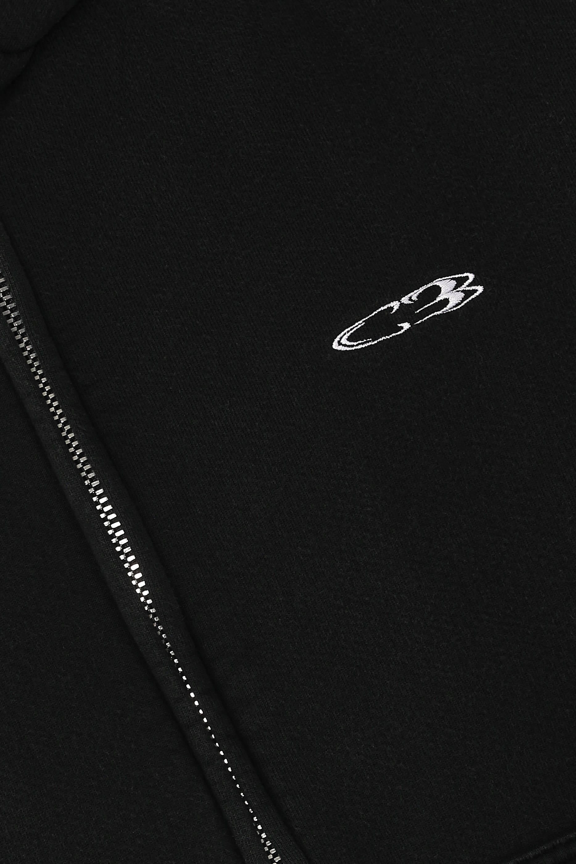Logo Surf Zipped Hoodie