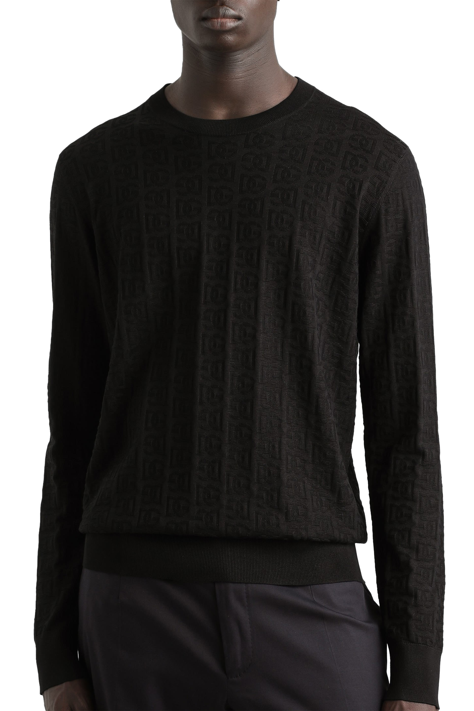 Silk Round-Neck Sweater