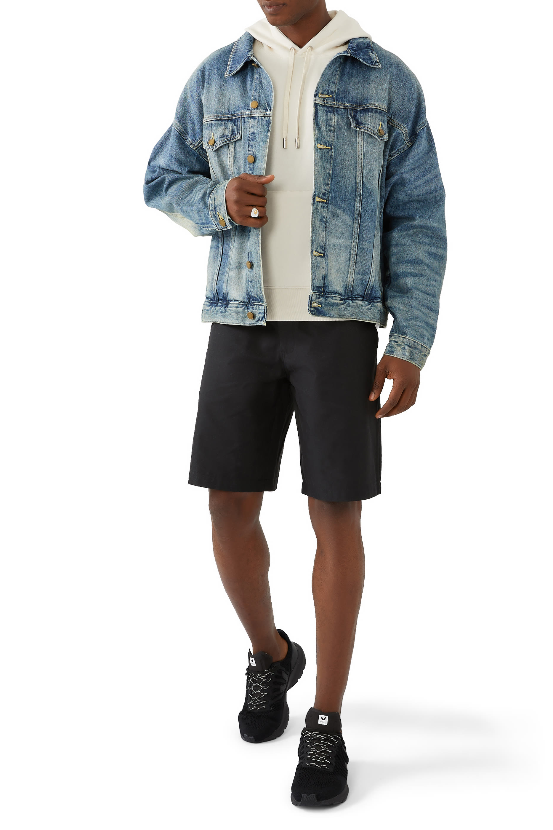 Logo Cotton Fleece Hoodie