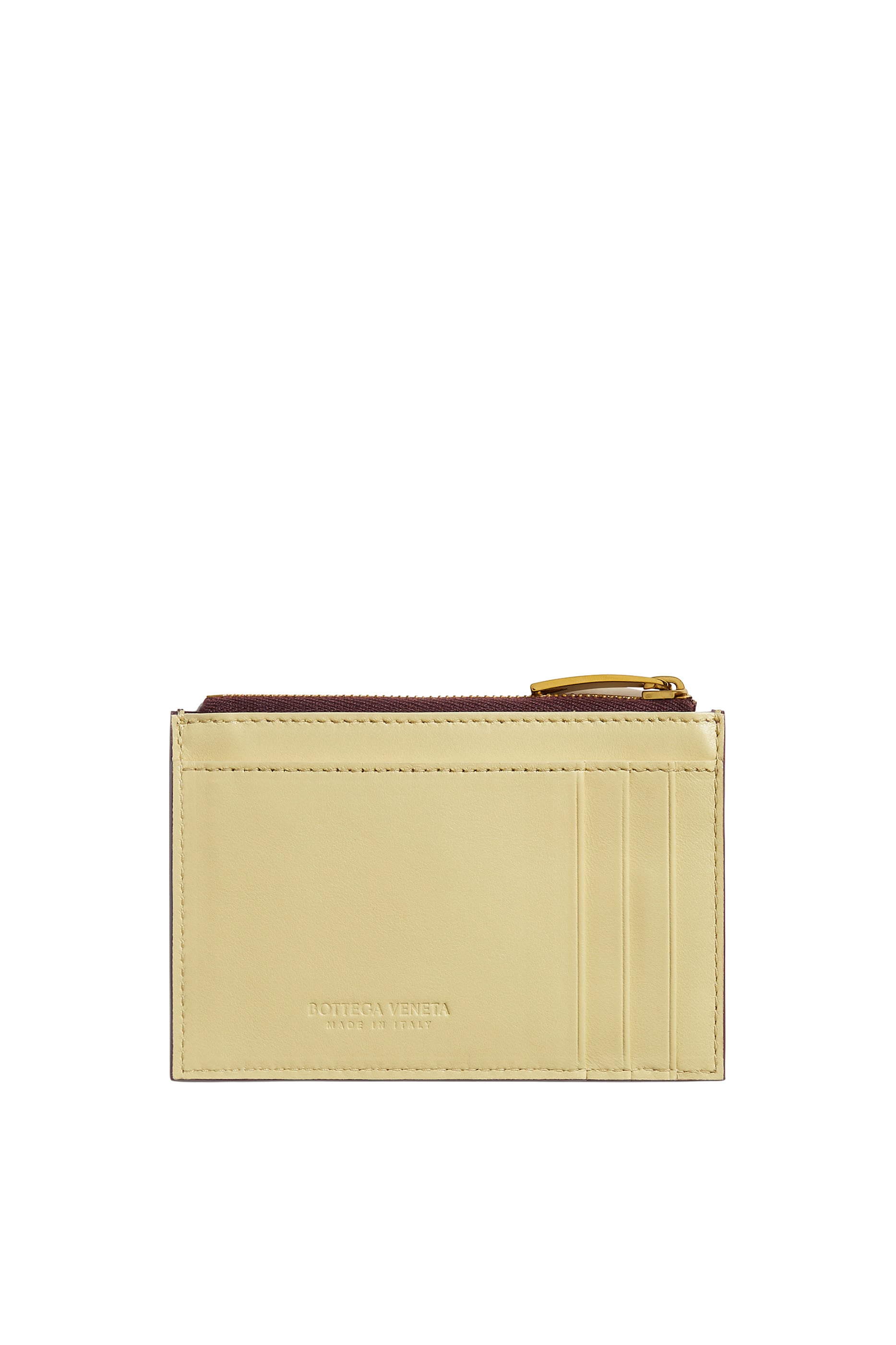 Intrecciato Zipped Card Case