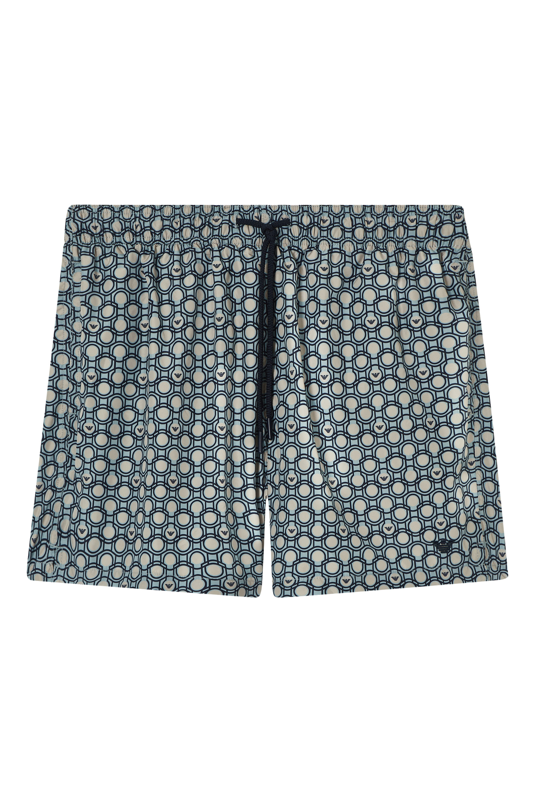 Sticks Print Swim Shorts