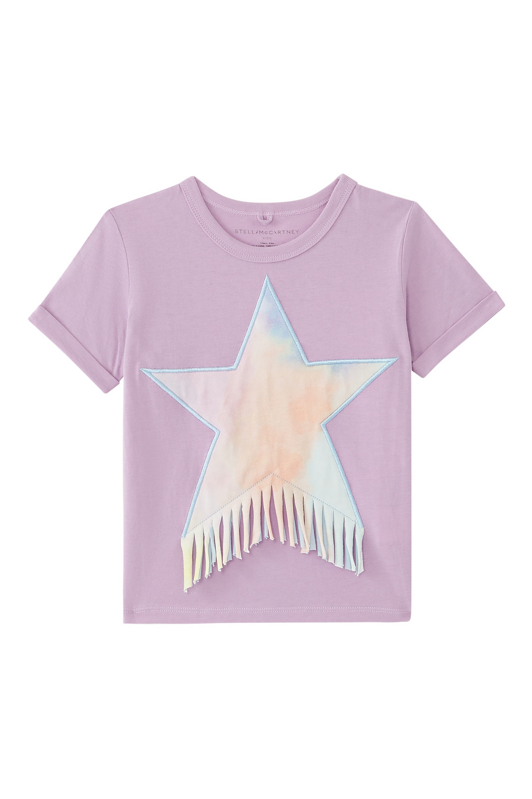Kids Cotton Star Print T-Shirt