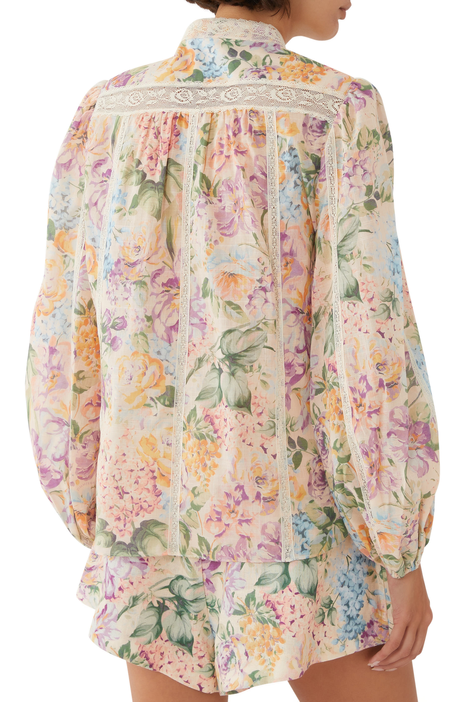 Halliday Lace Trim Shirt