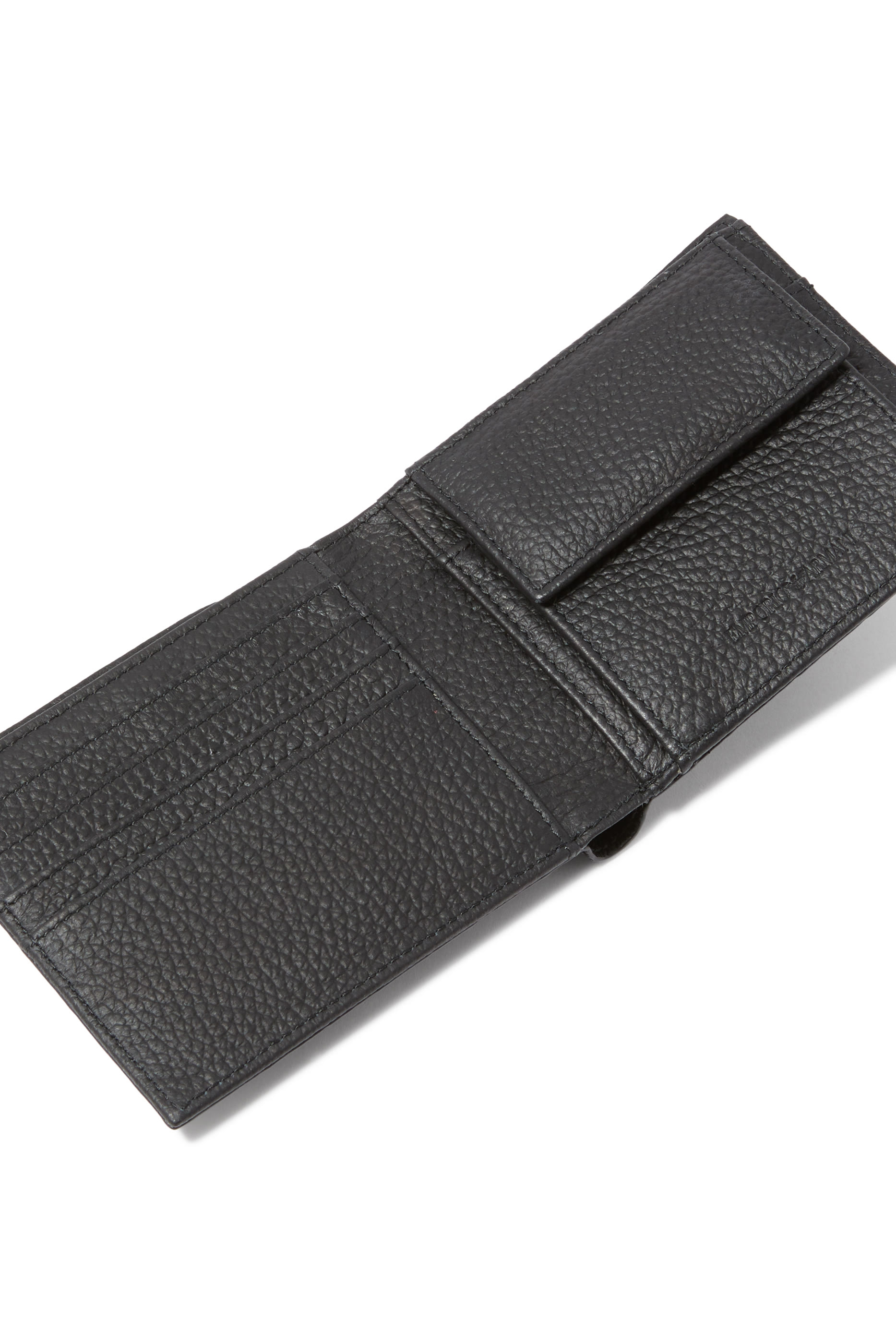 Embossed Logo Bi-Fold Wallet