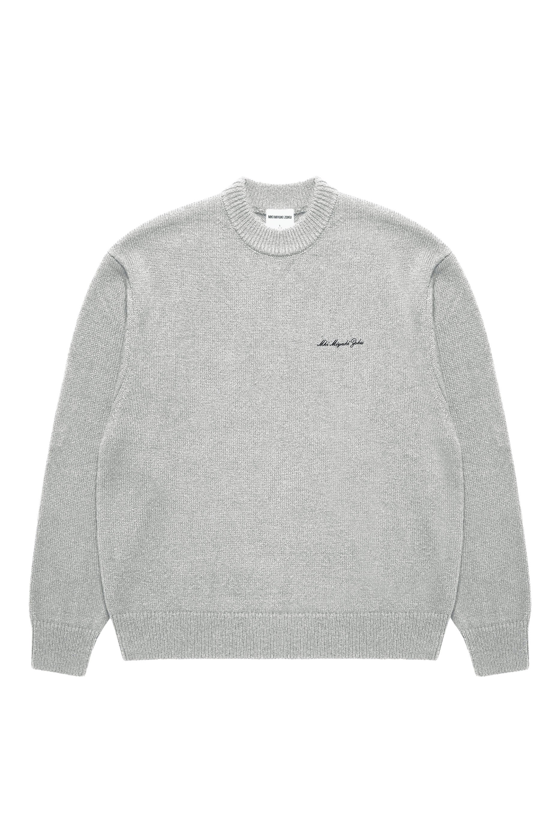 Mohair Blend Knit Crew