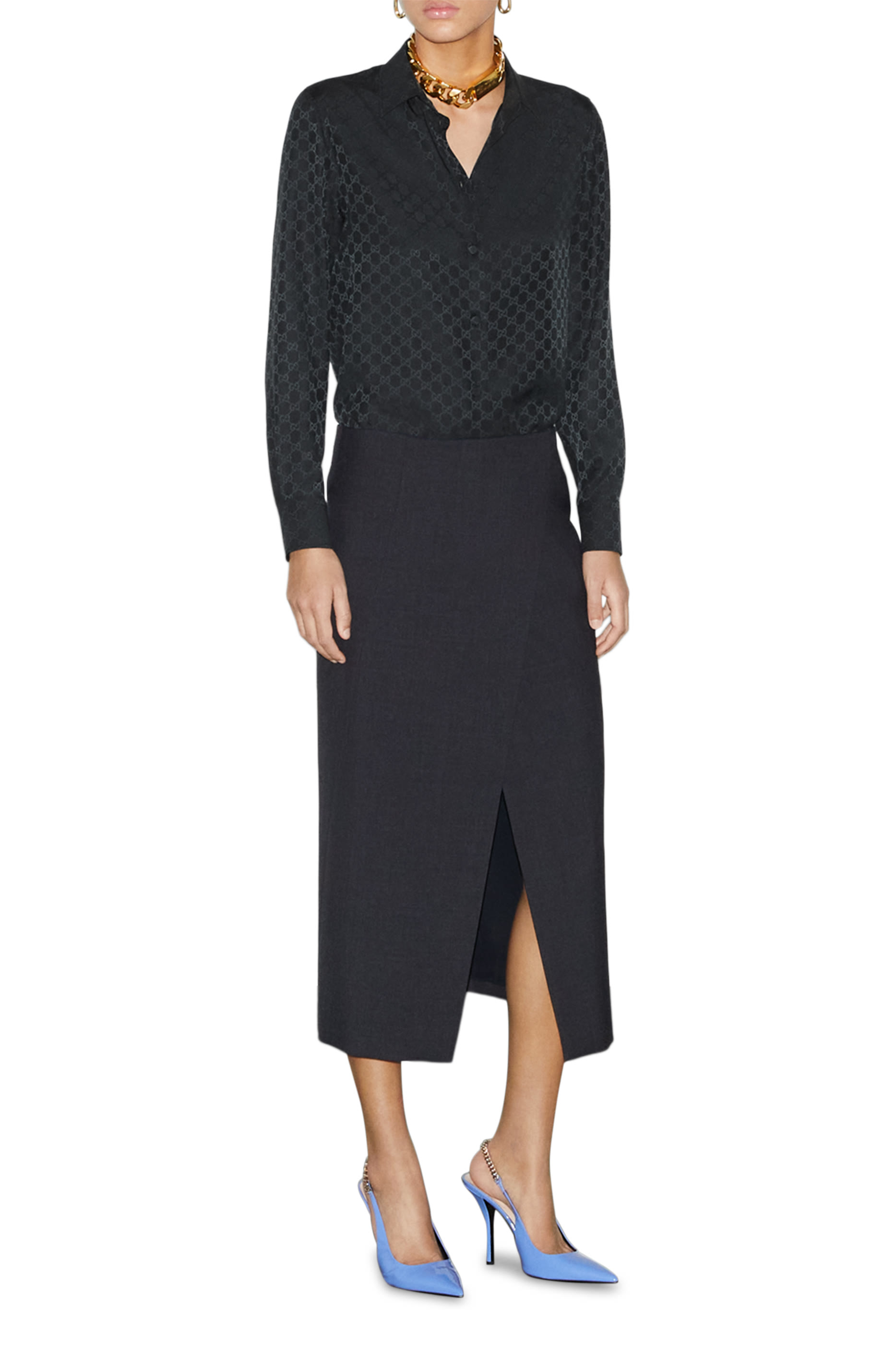 GG Crêpe Silk Shirt