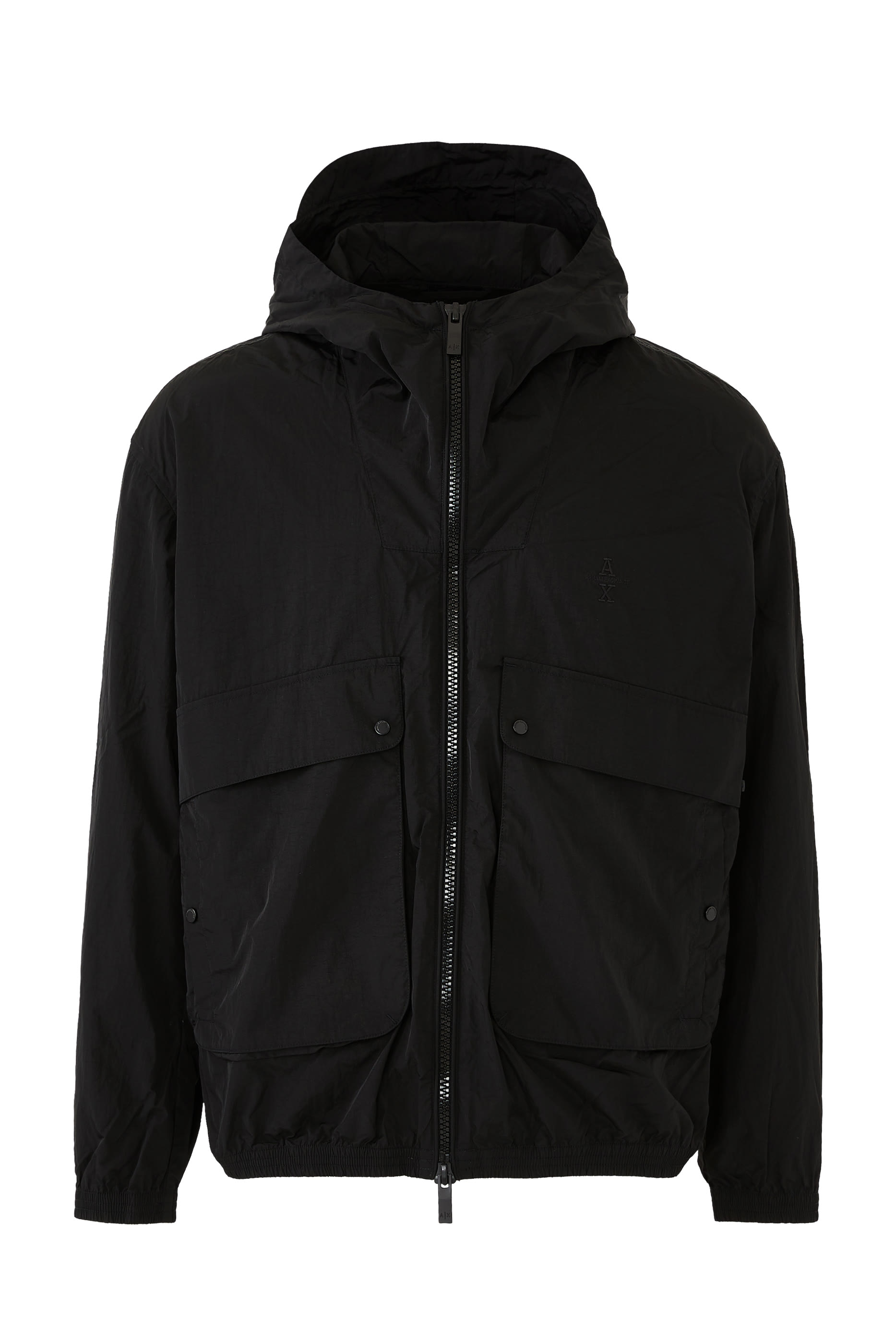 Blouson Grid Zip-Through Jacket
