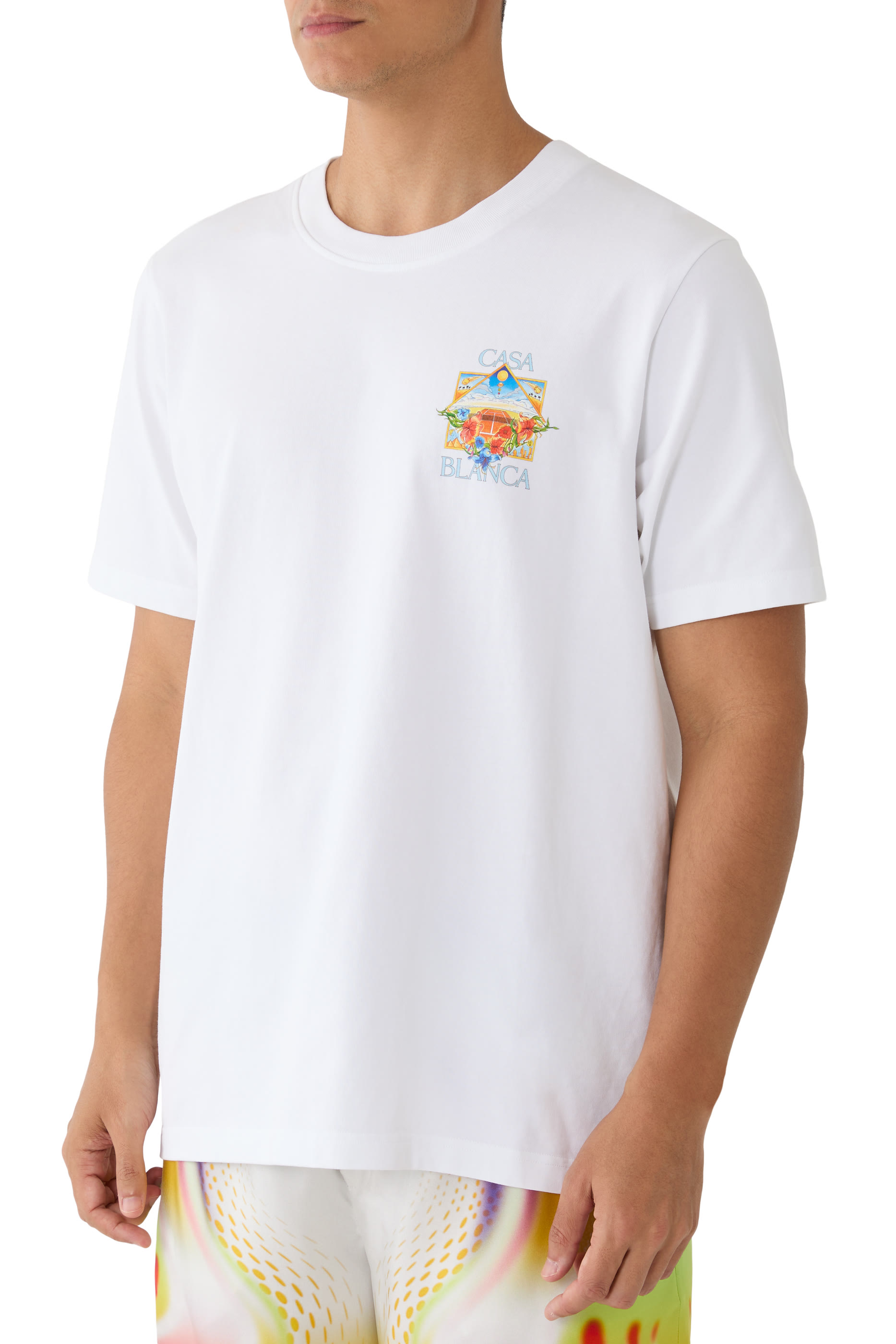  Tennis Landscape Short Sleeve T-Shirt 