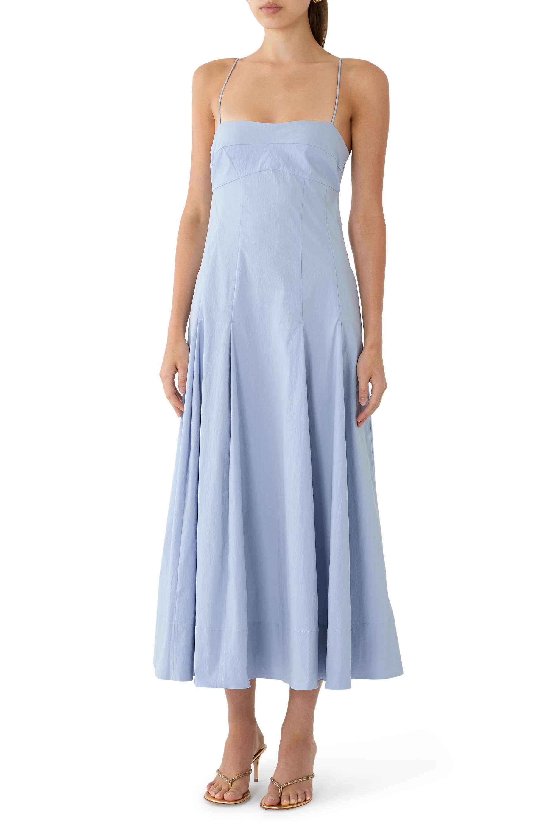 Everyday Cotton Pleat Dress