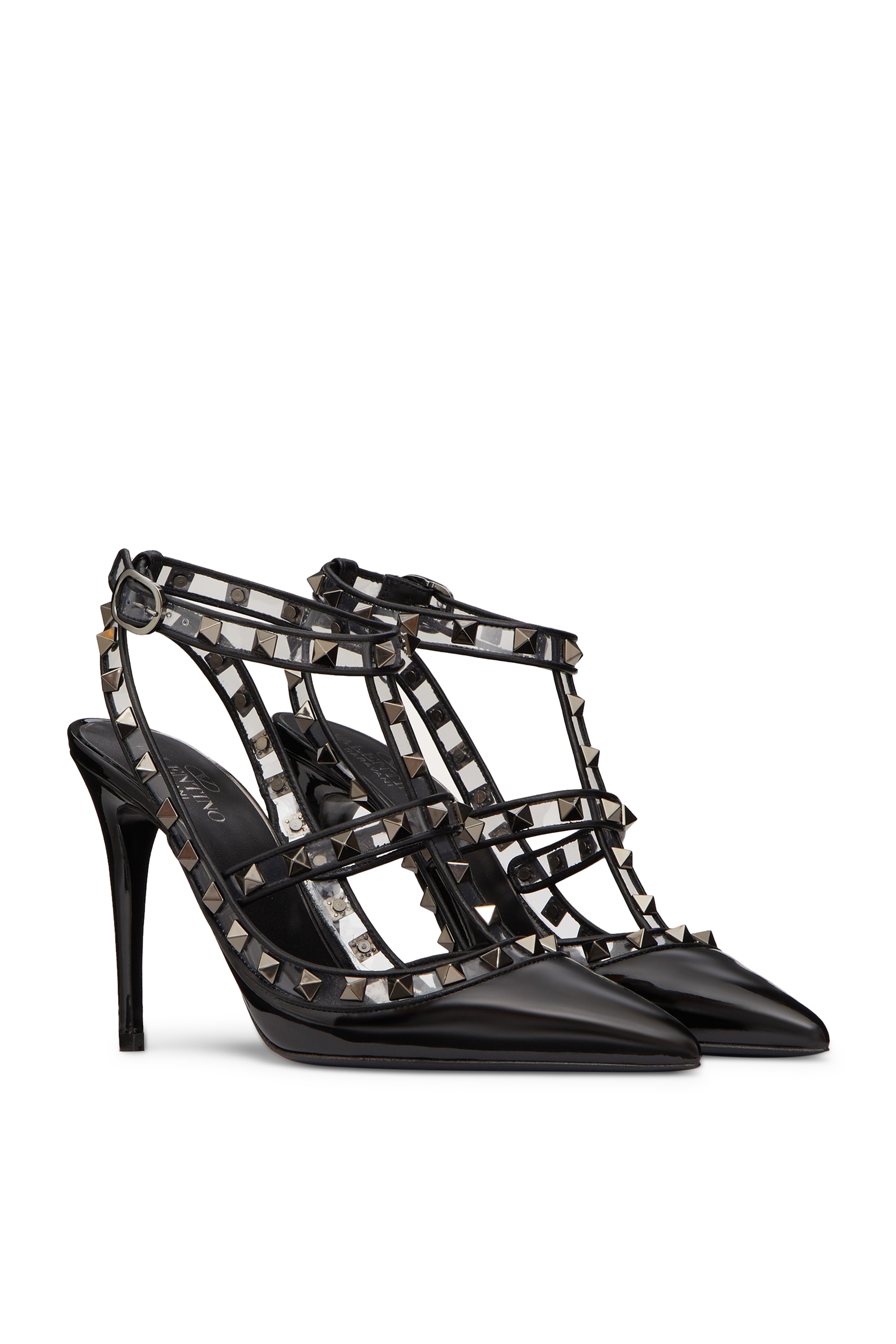 Valentino Garavani Rockstud 100 Patent Leather Pumps