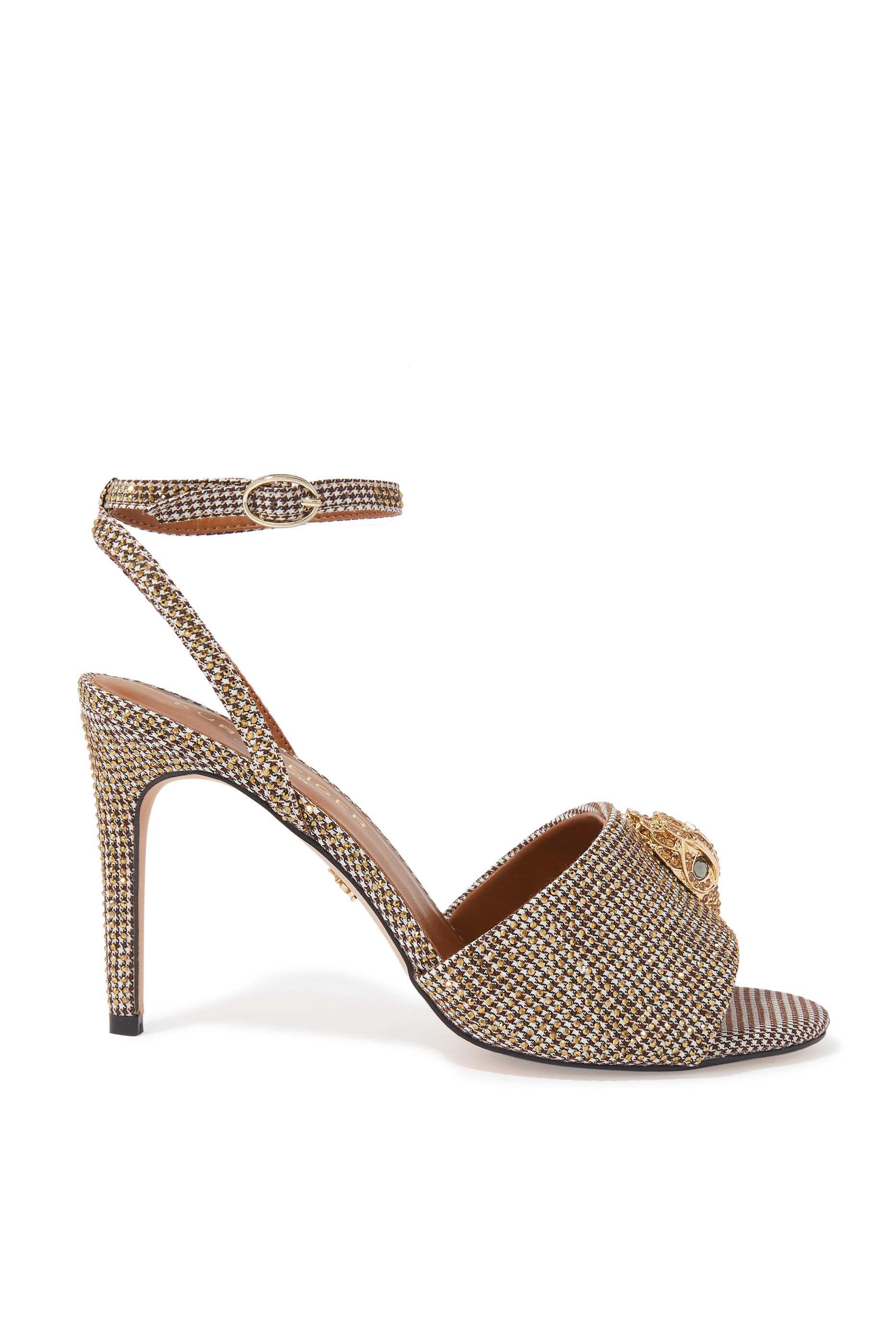 Kensington 100 Fabric Ankle Strap Sandals
