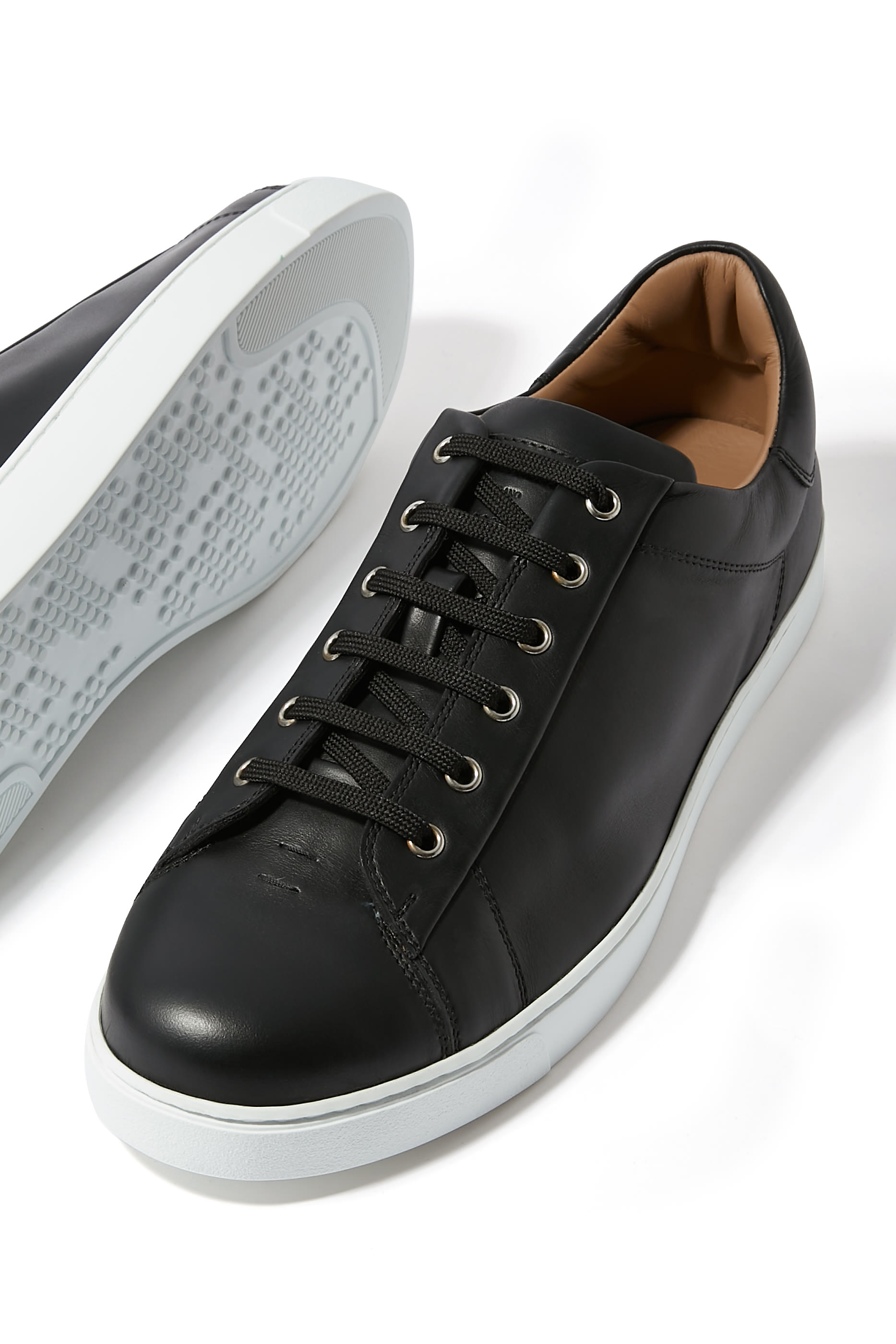 Low-Top Leather Sneakers