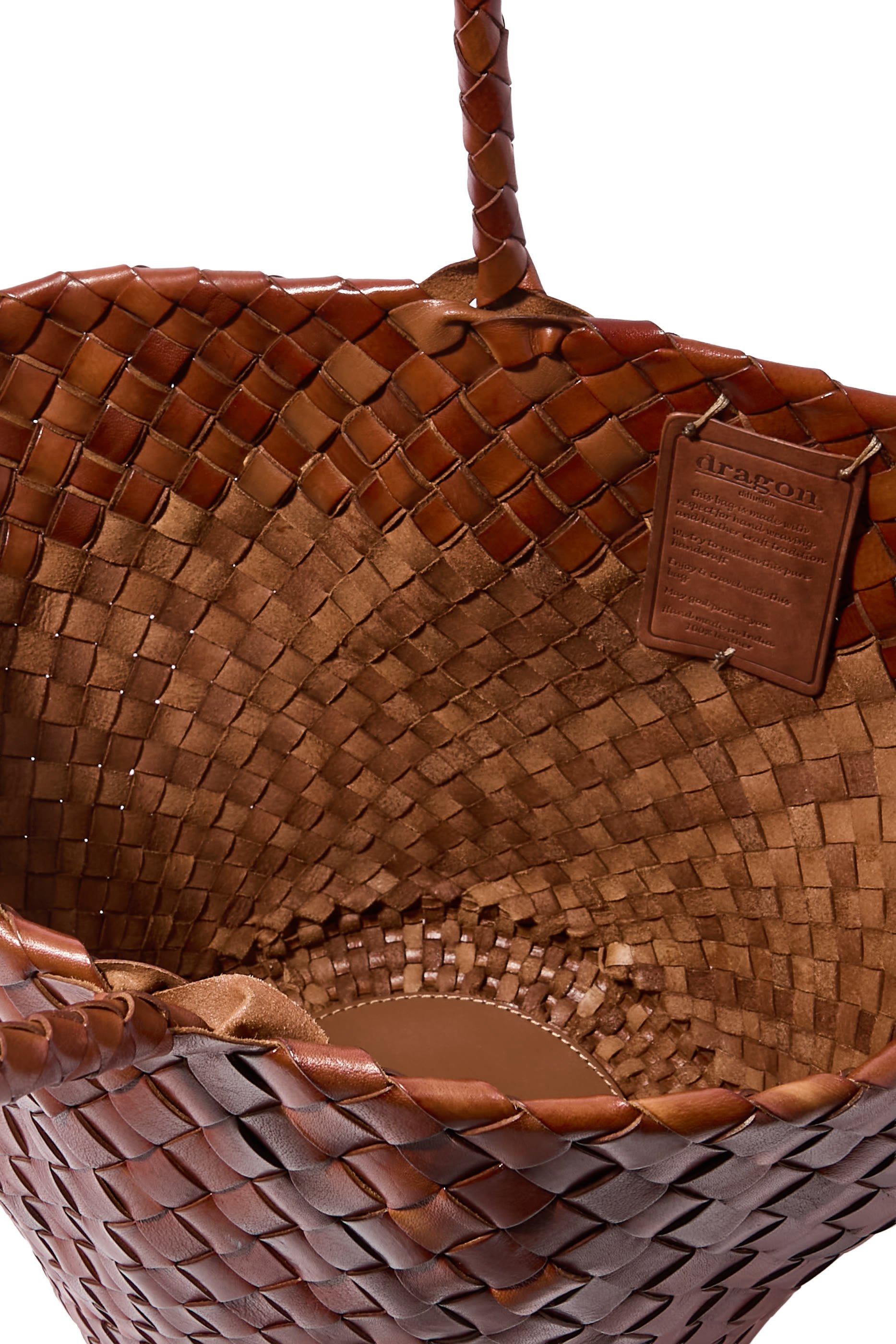 Egola Woven Leather Bag