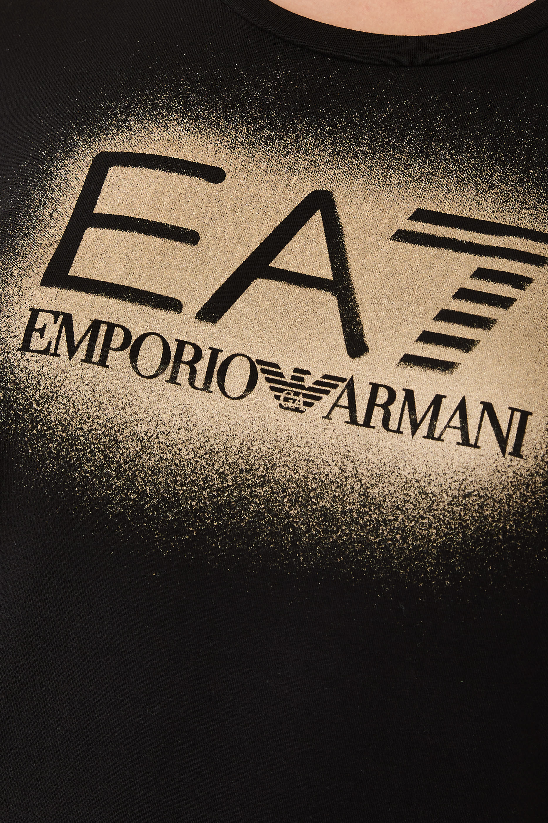 Metallic Graphic Logo T-Shirt