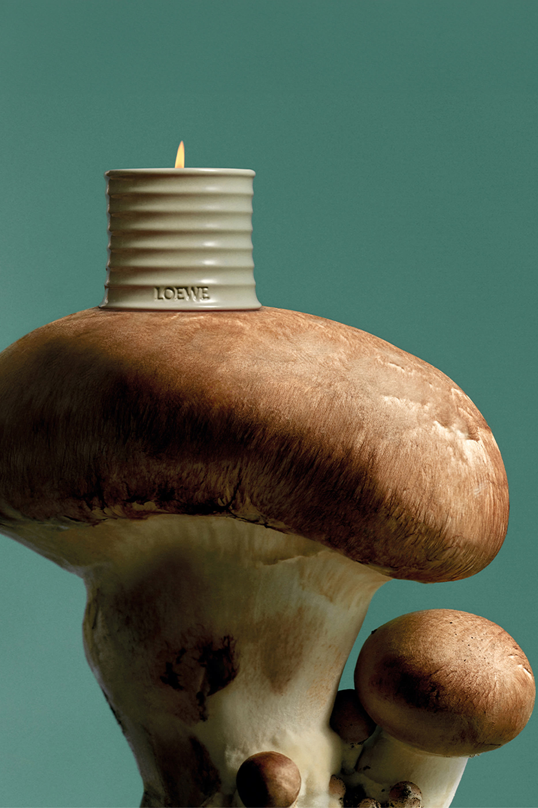 Small Mushroom Candle