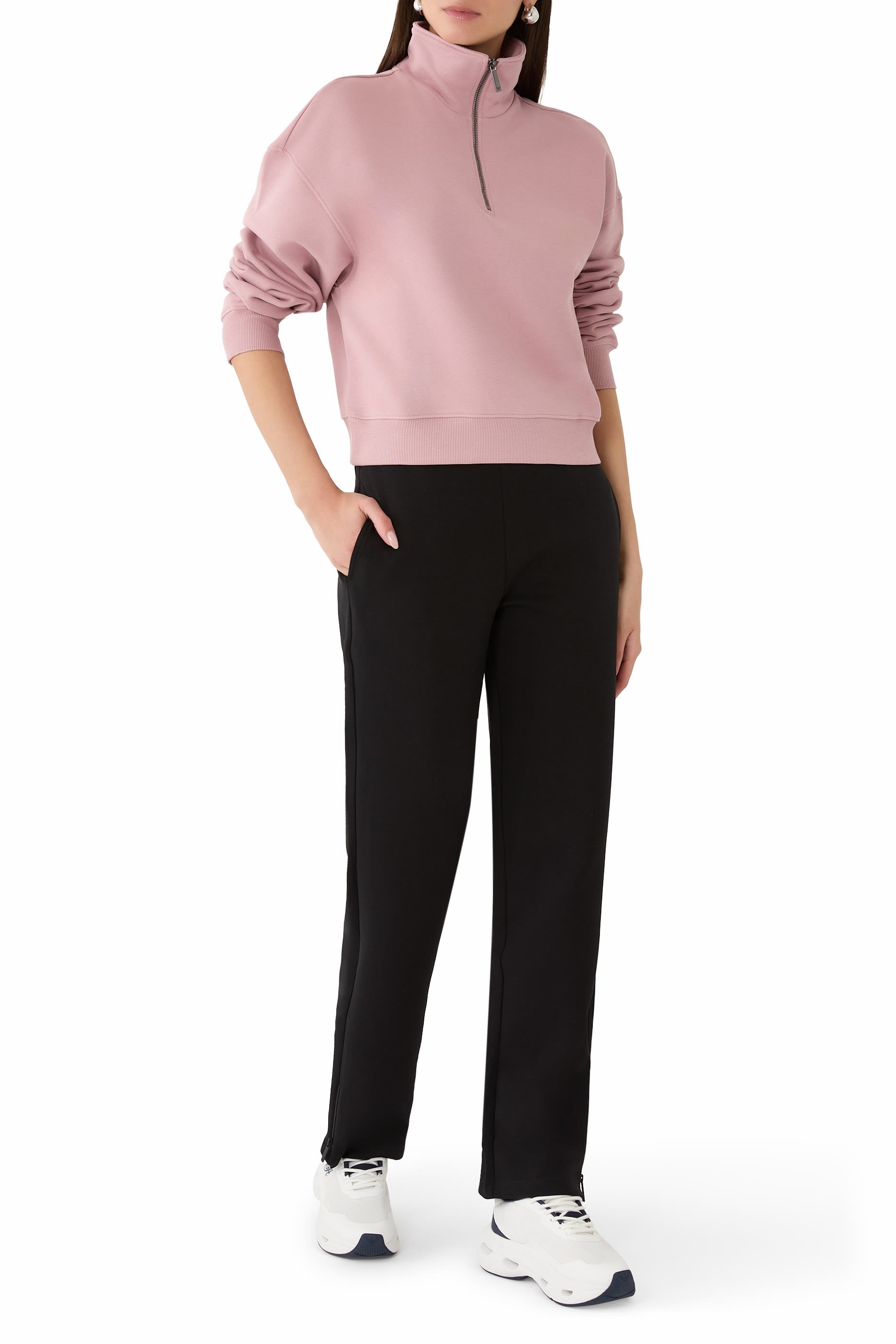 Elasticated Waist Double Jersey Trousers