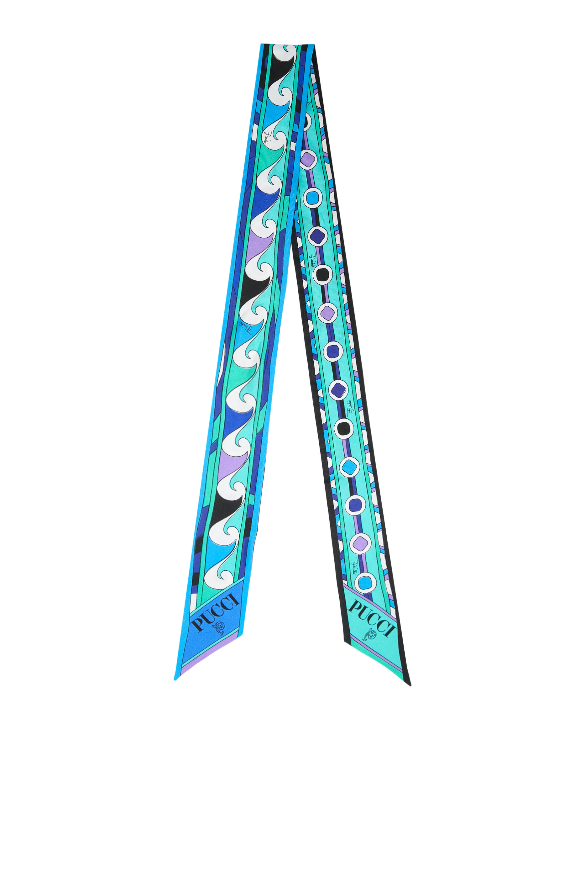  Printed Silk Twill Scarf 