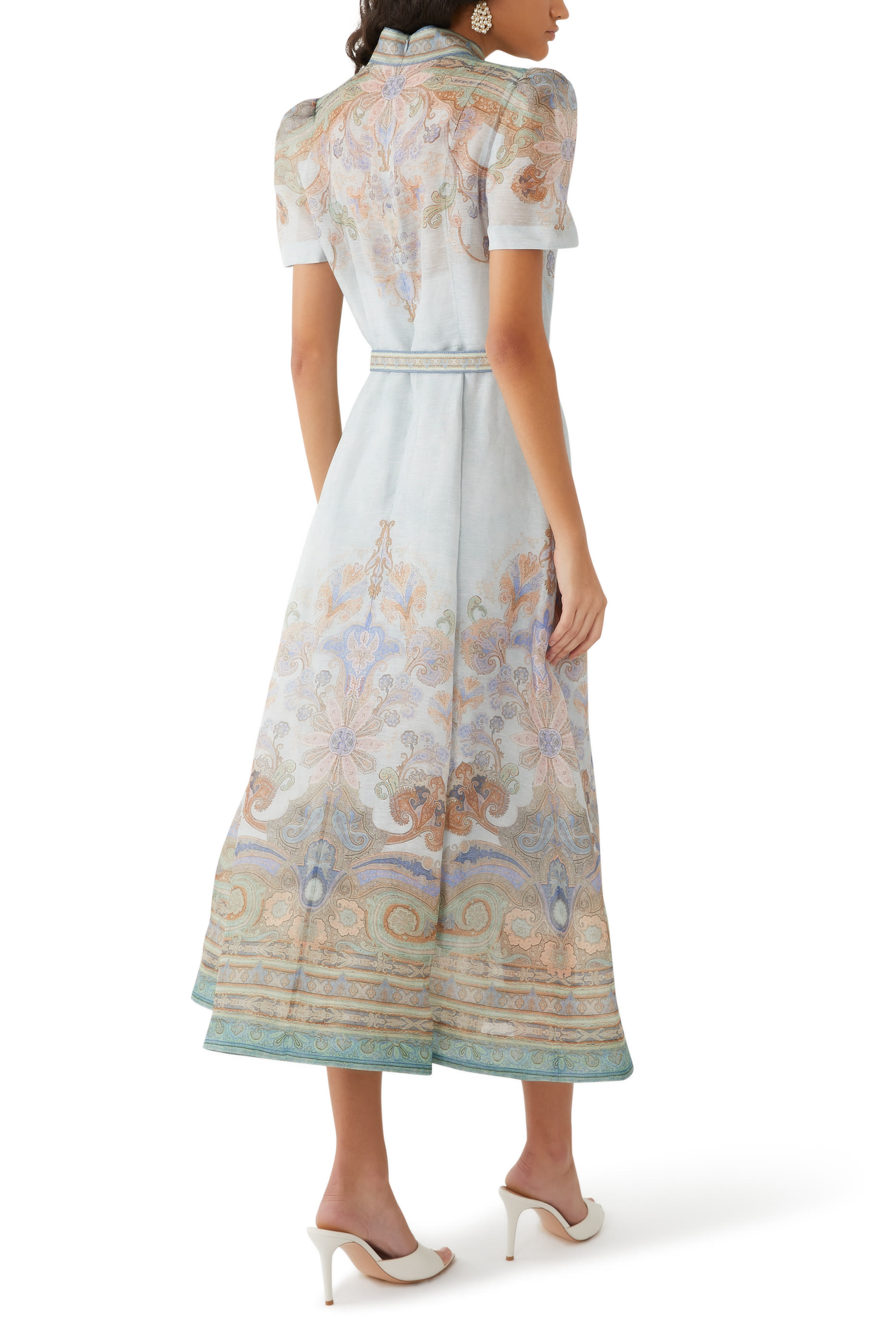 Eden Belted Midi Dress