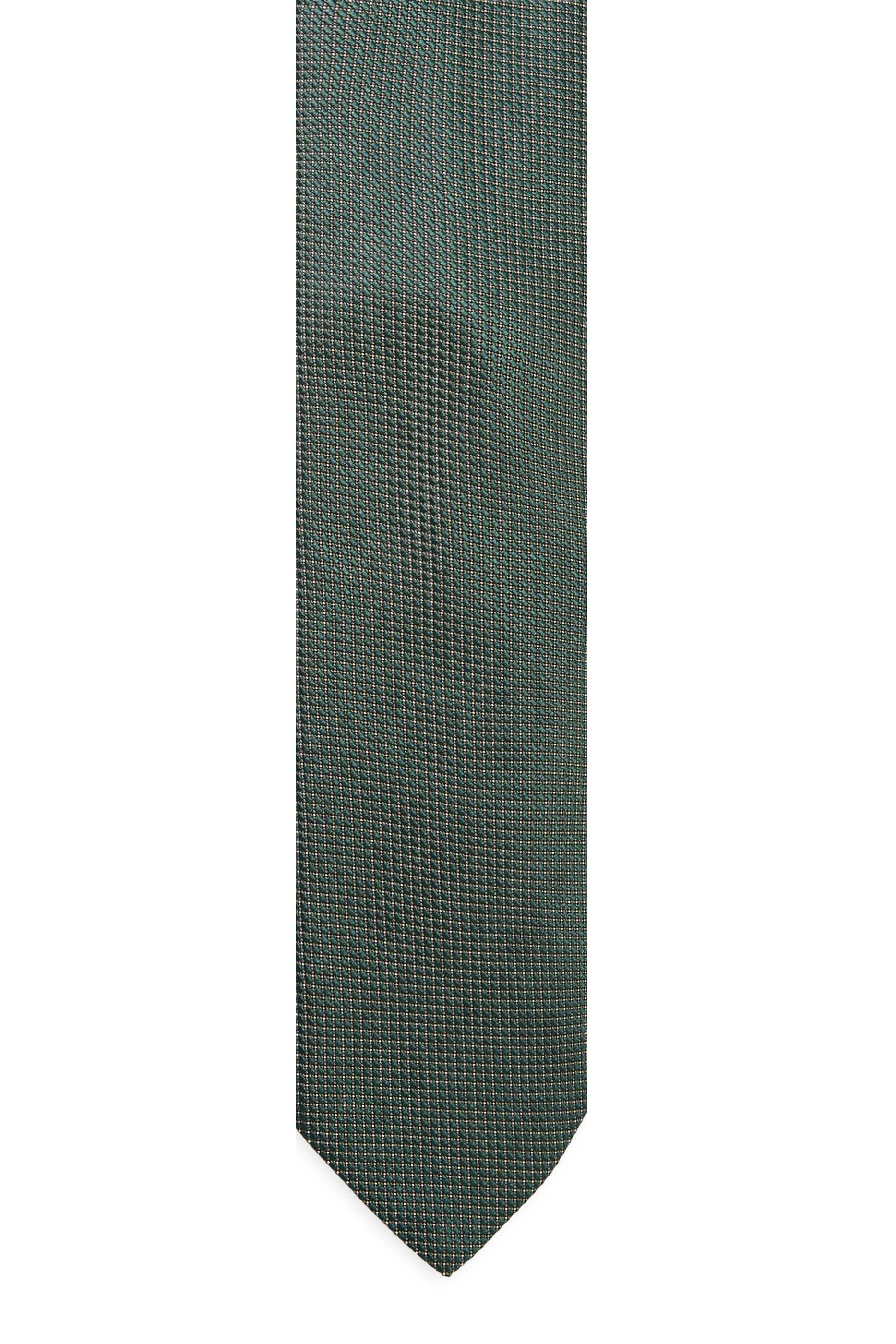 Pin-Dot Woven Silk Tie