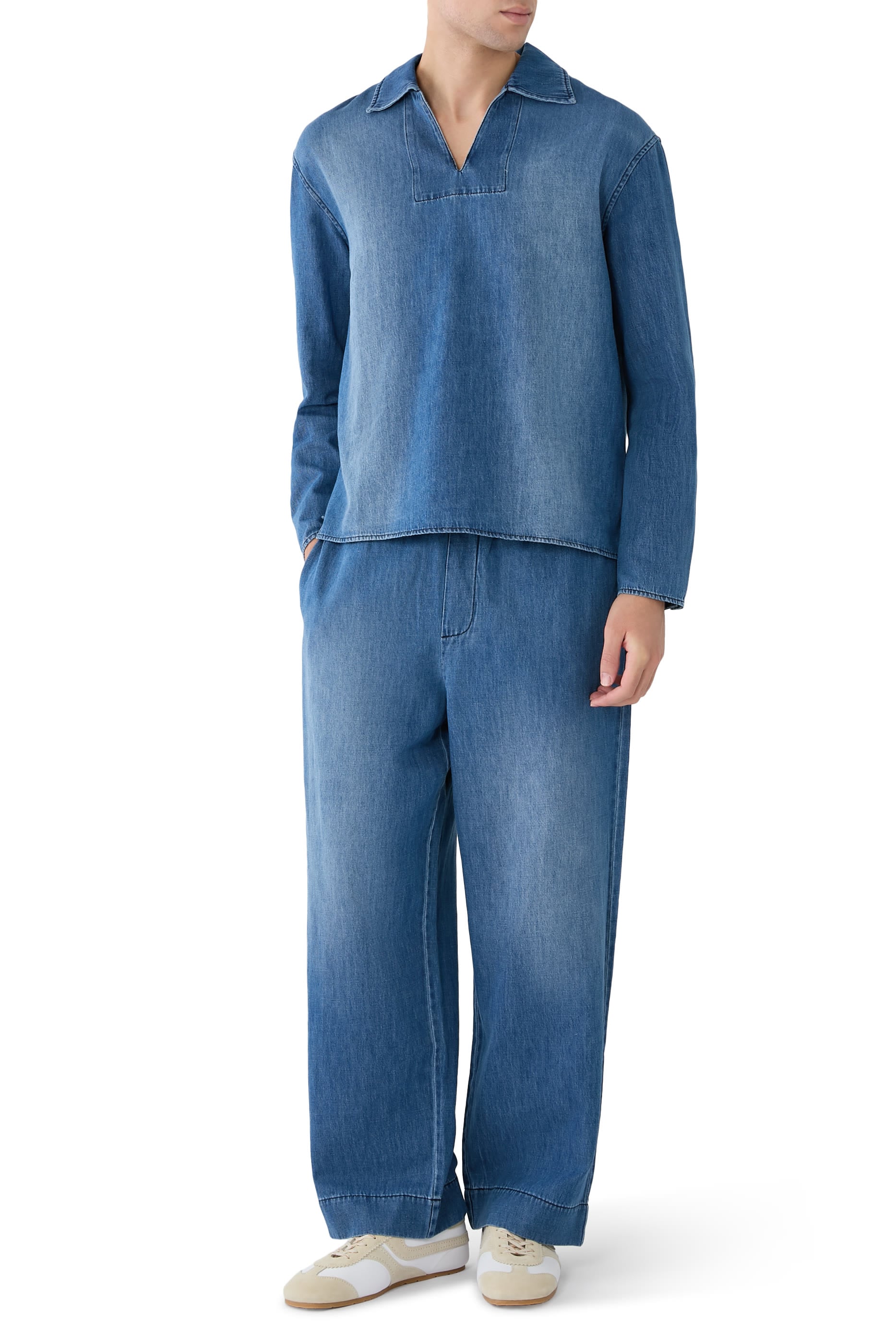 Pintuck Pleat Detailing Trousers