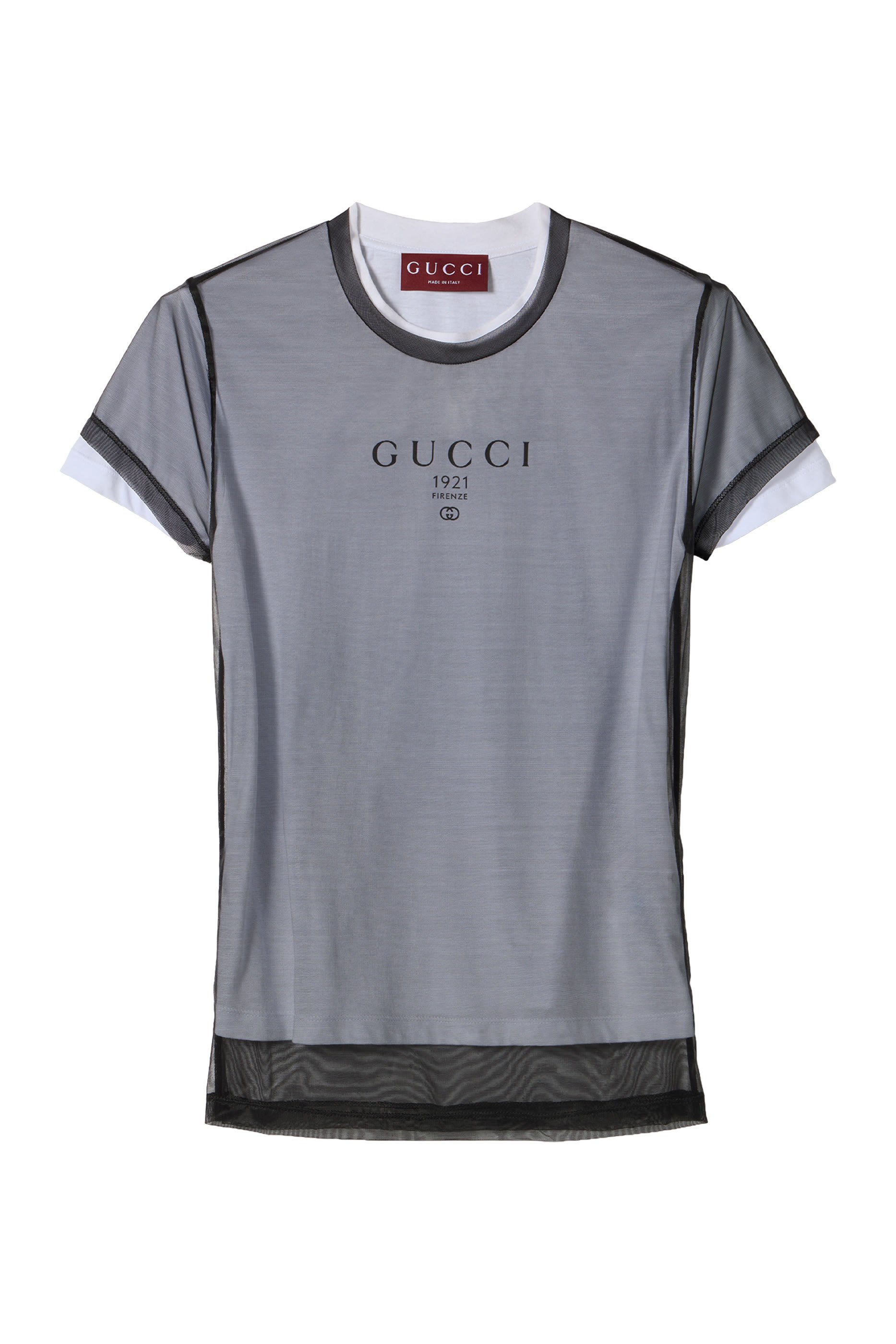 Double-Layered Jersey T-Shirt with Print