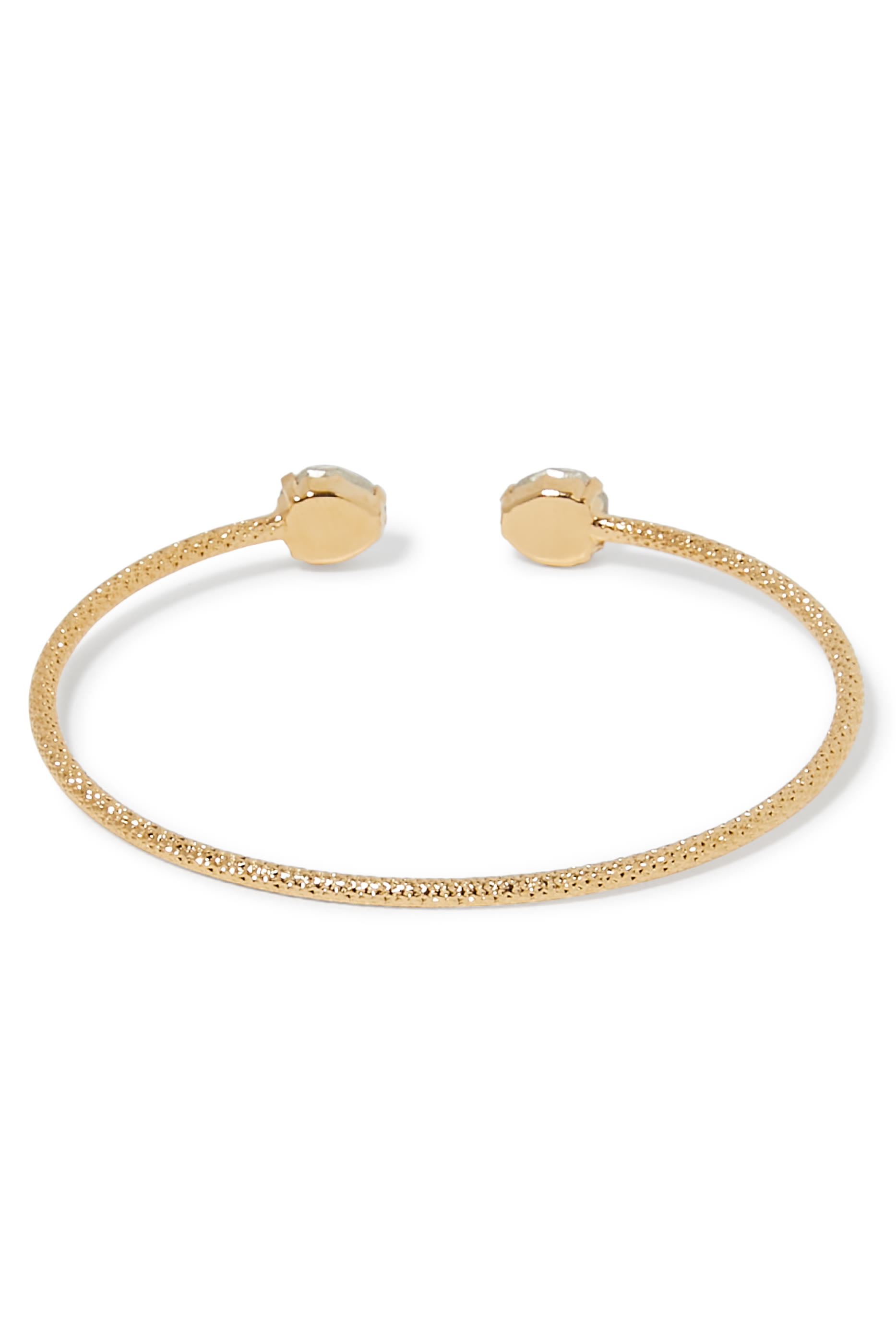 Mini Carlotta Bracelet, 18K Gold Plating & Crystals