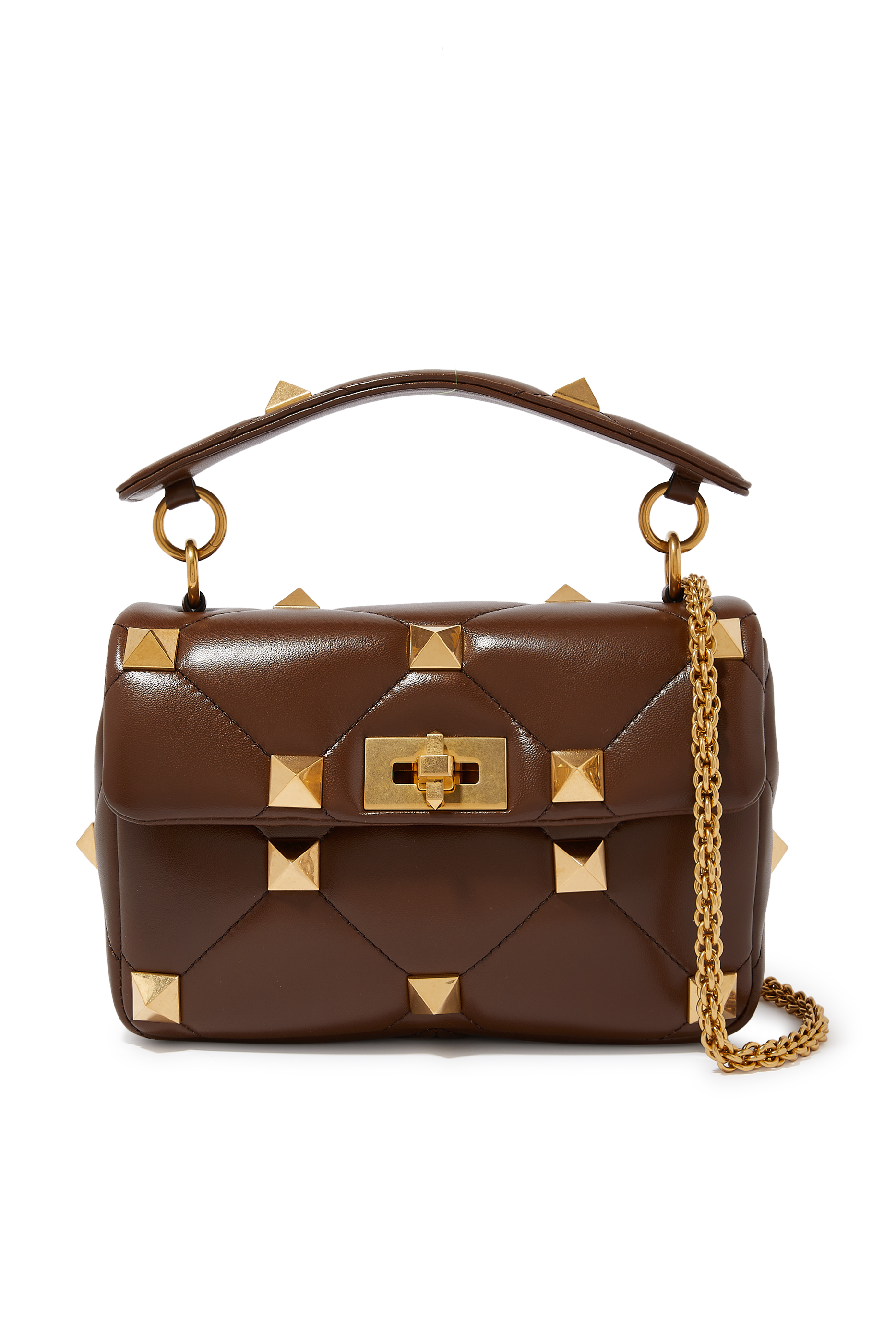 Valentino Garavani Roman Stud Leather Bag