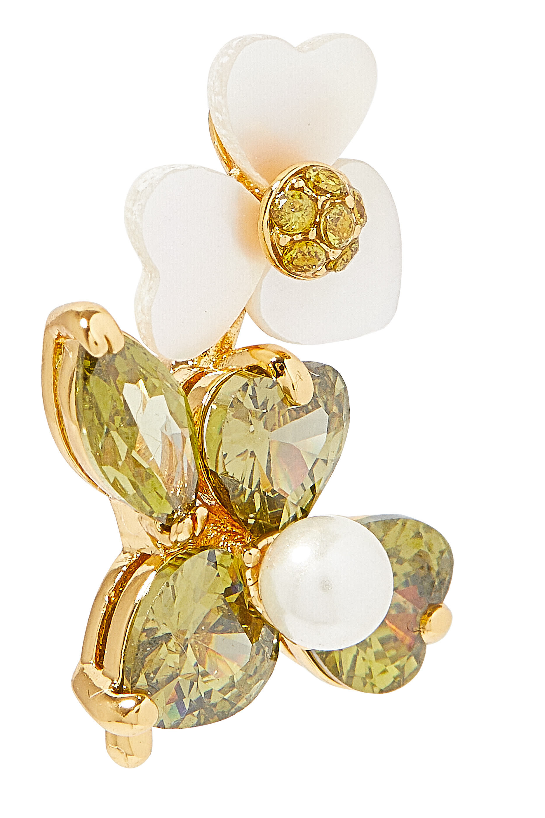 Precious Pansy Studs