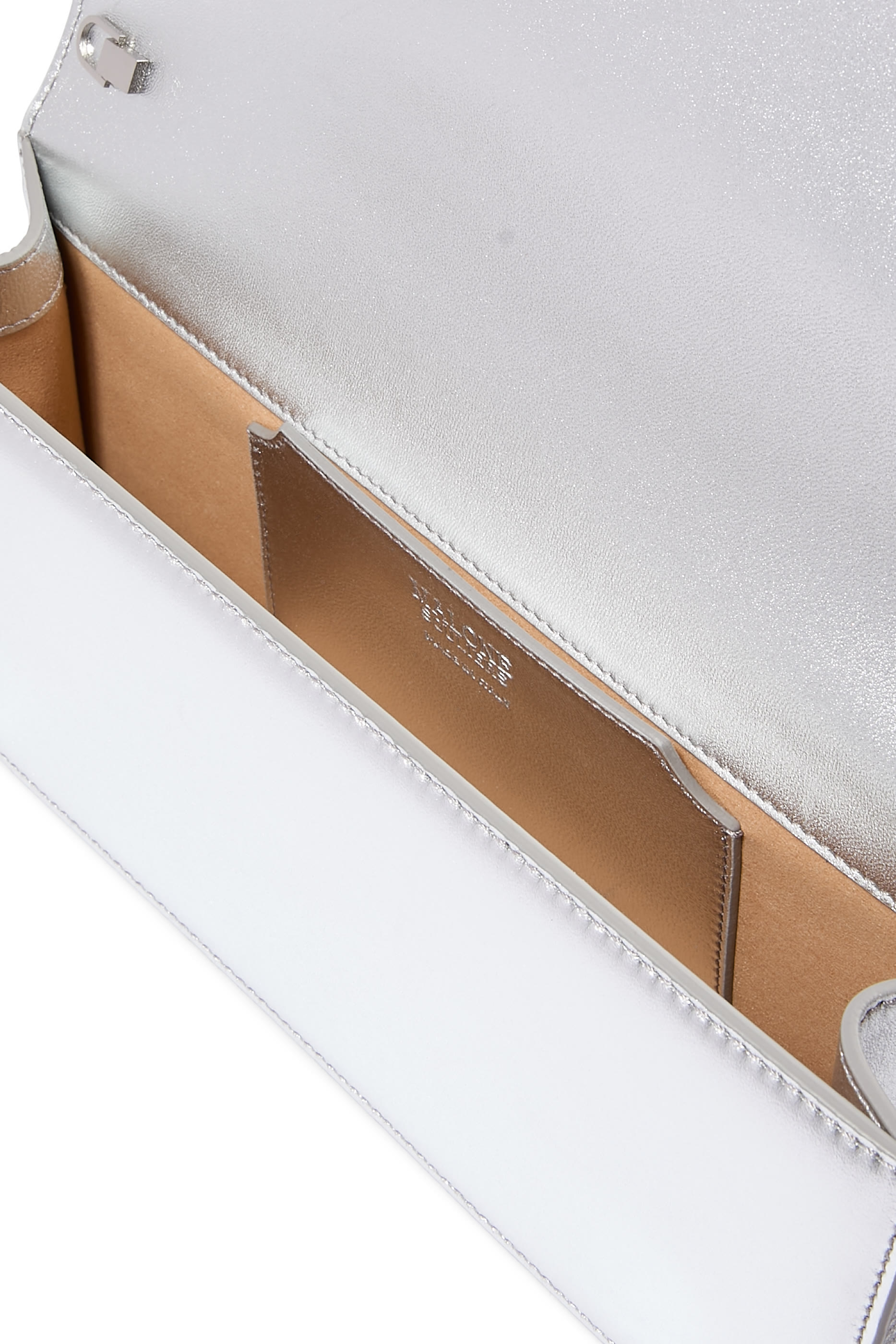 Vivien Metallic Leather Clutch 