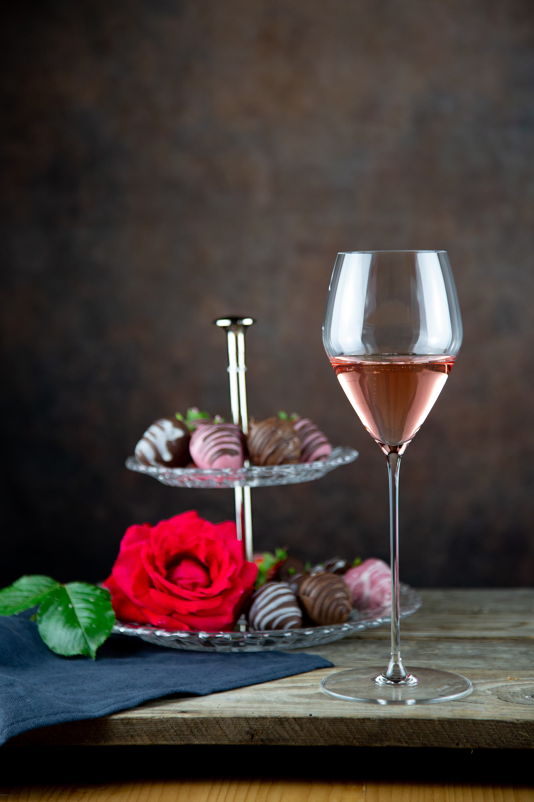 Veloce Ros&eacute; Stem Glass, Set of 2