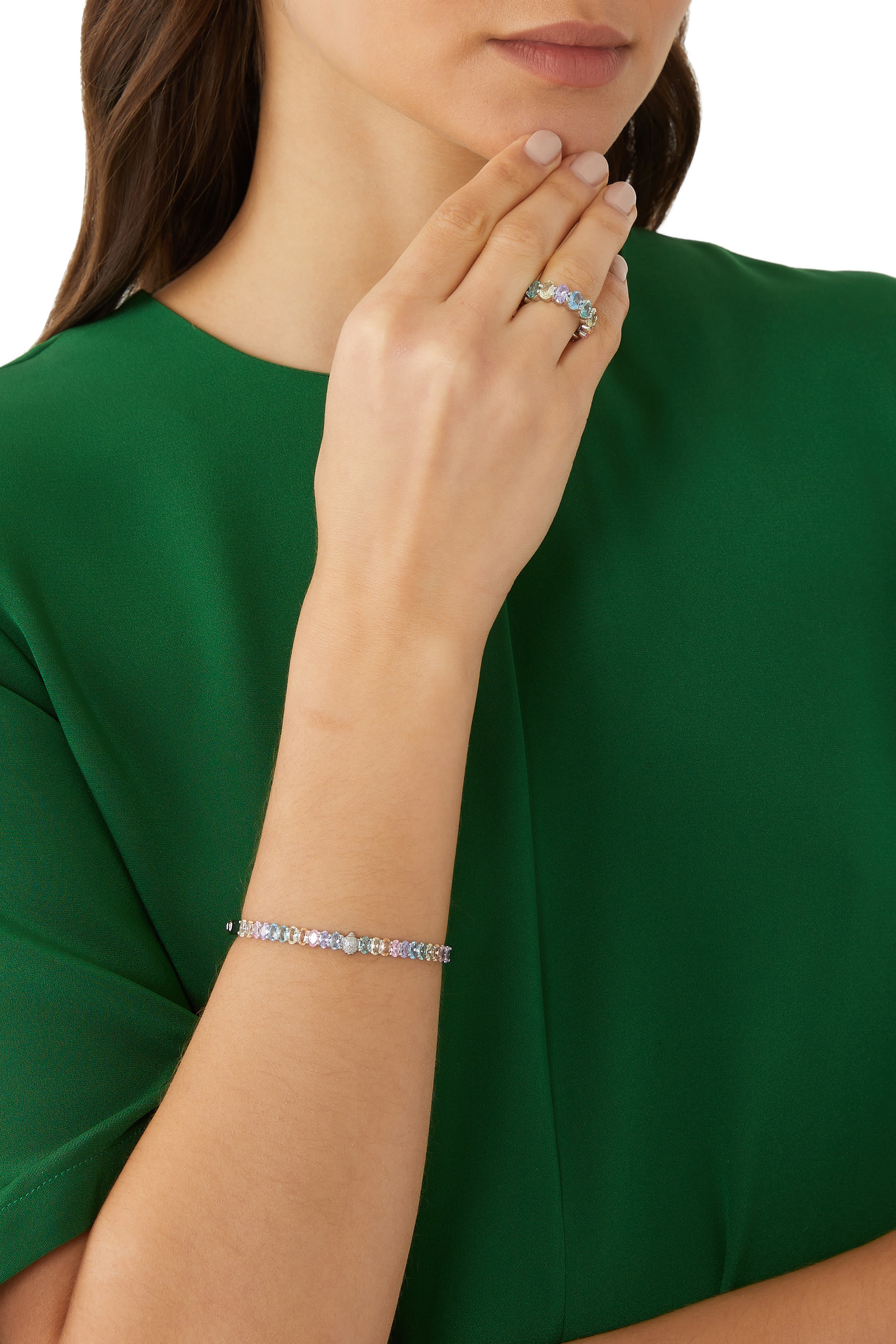 Crystal Eagle Bangle