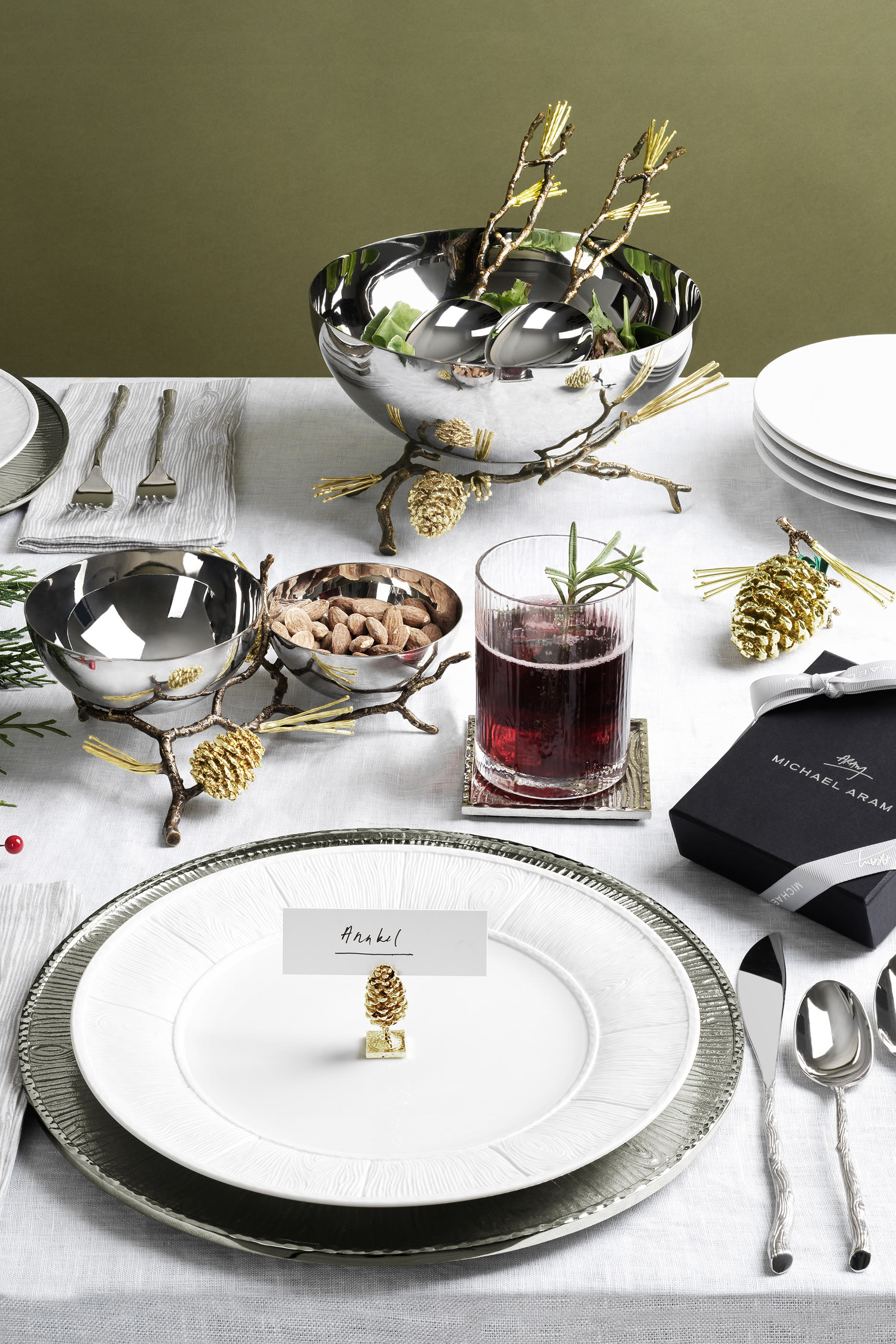 Pine Cone Serving Bowl