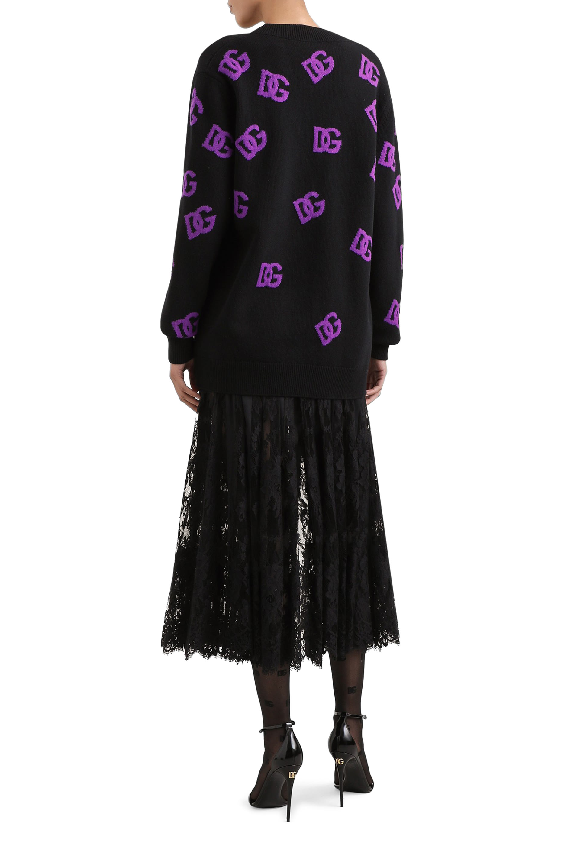 Logo-Embroidered Cardigan