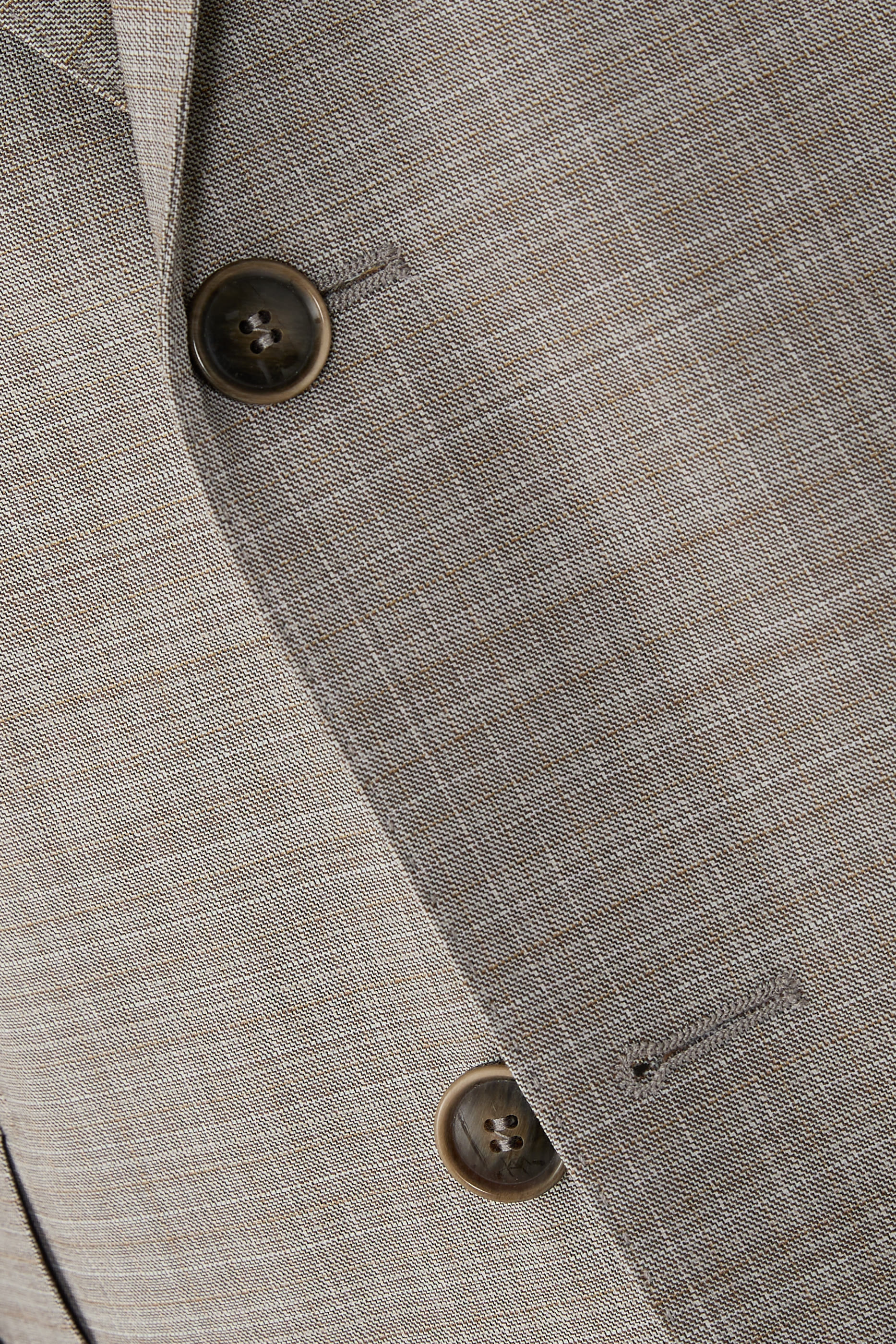 Checked Regular-Fit Suit in Virgin Wool