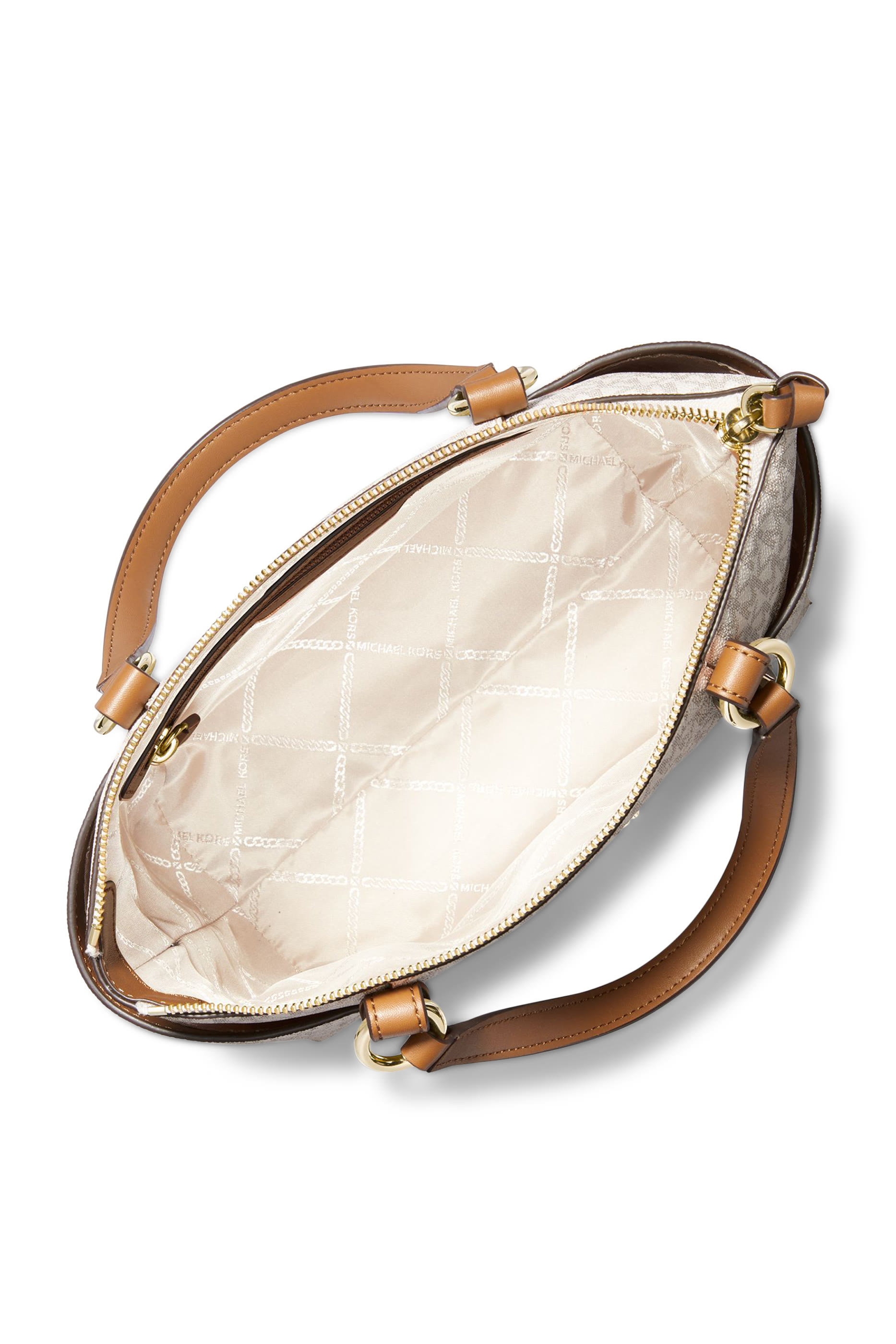 Small Logo Top-Zip Tote Bag