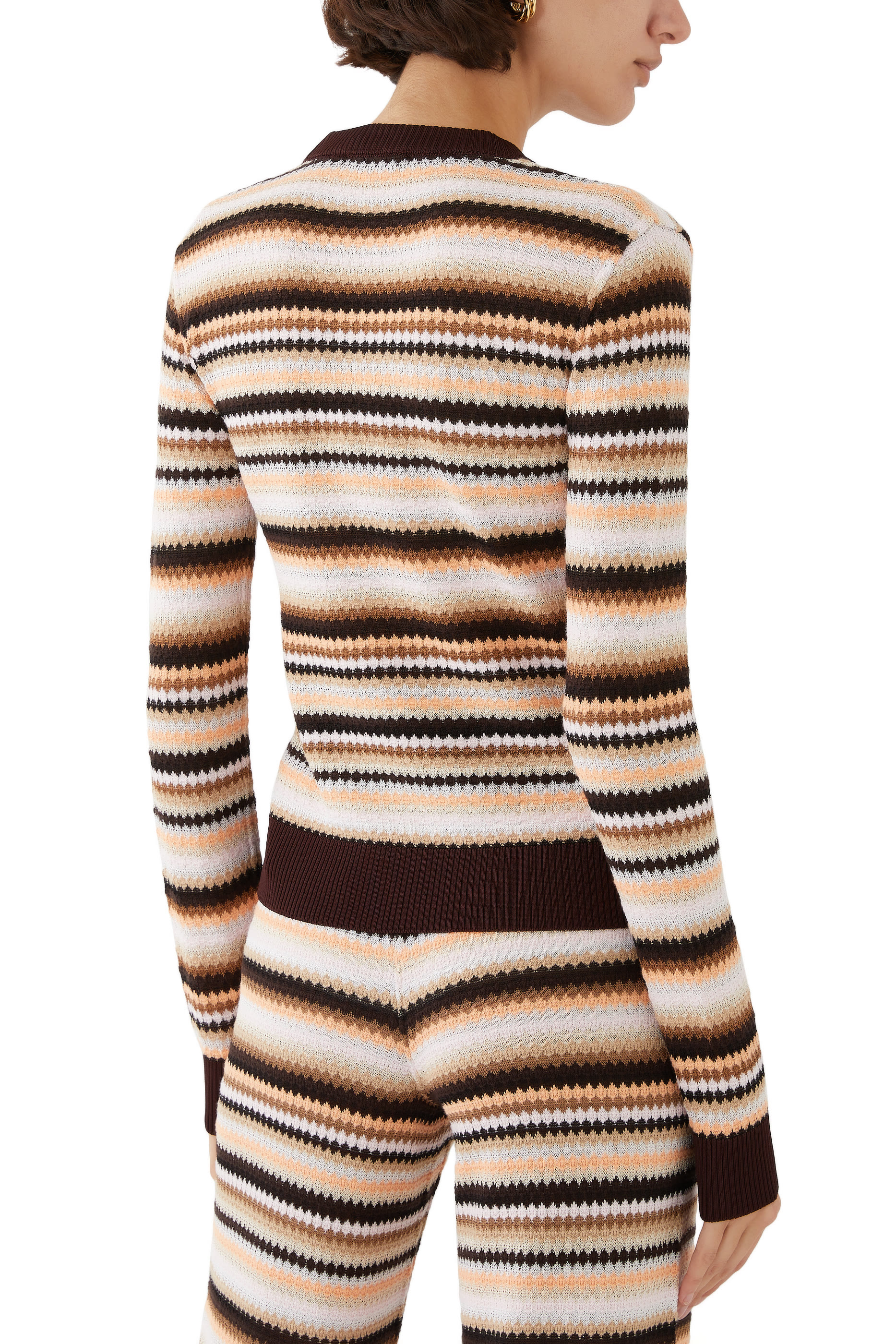 Stripes Cotton Viscose Sweater