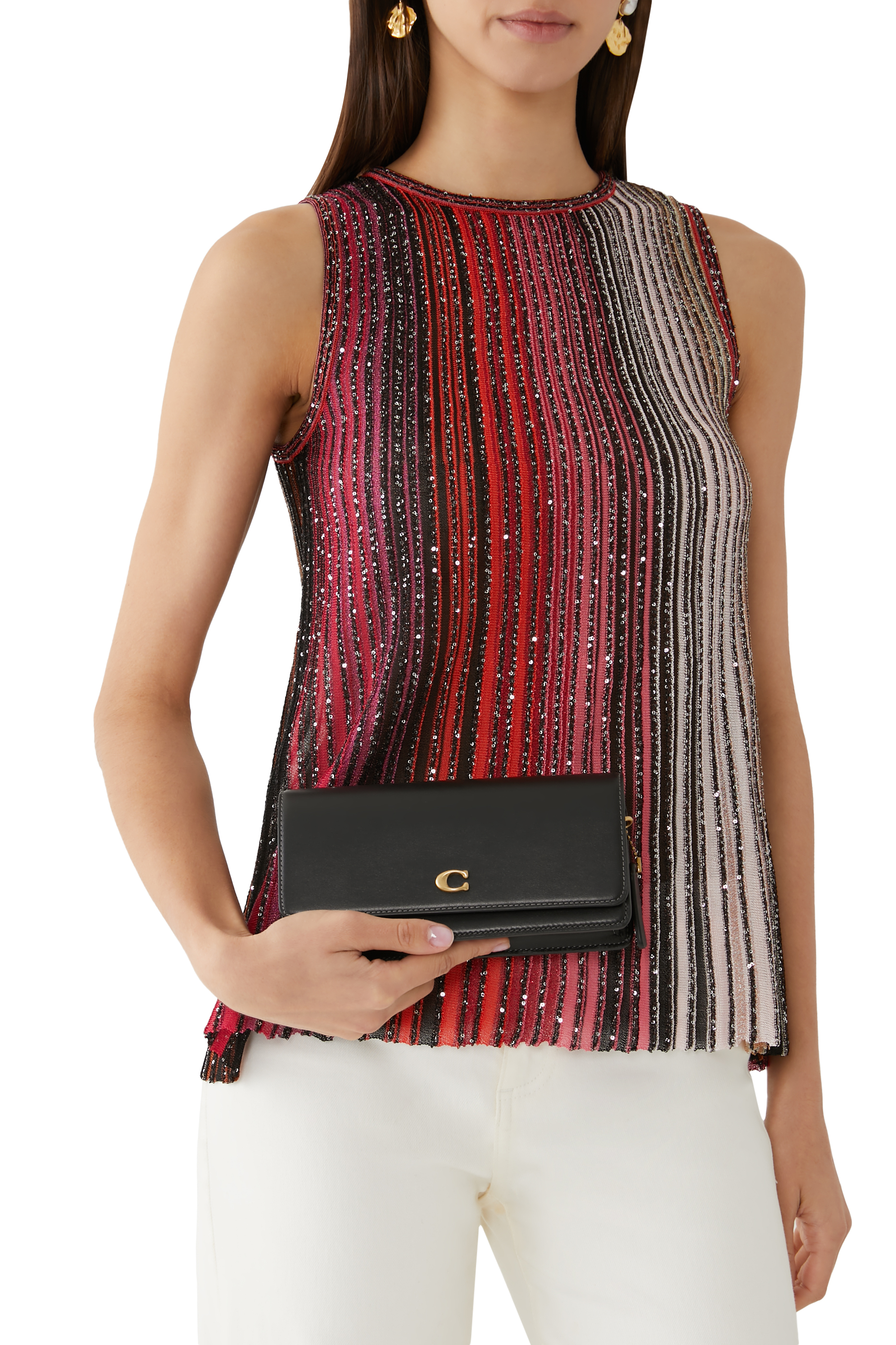 Evie Long Wallet With Chain