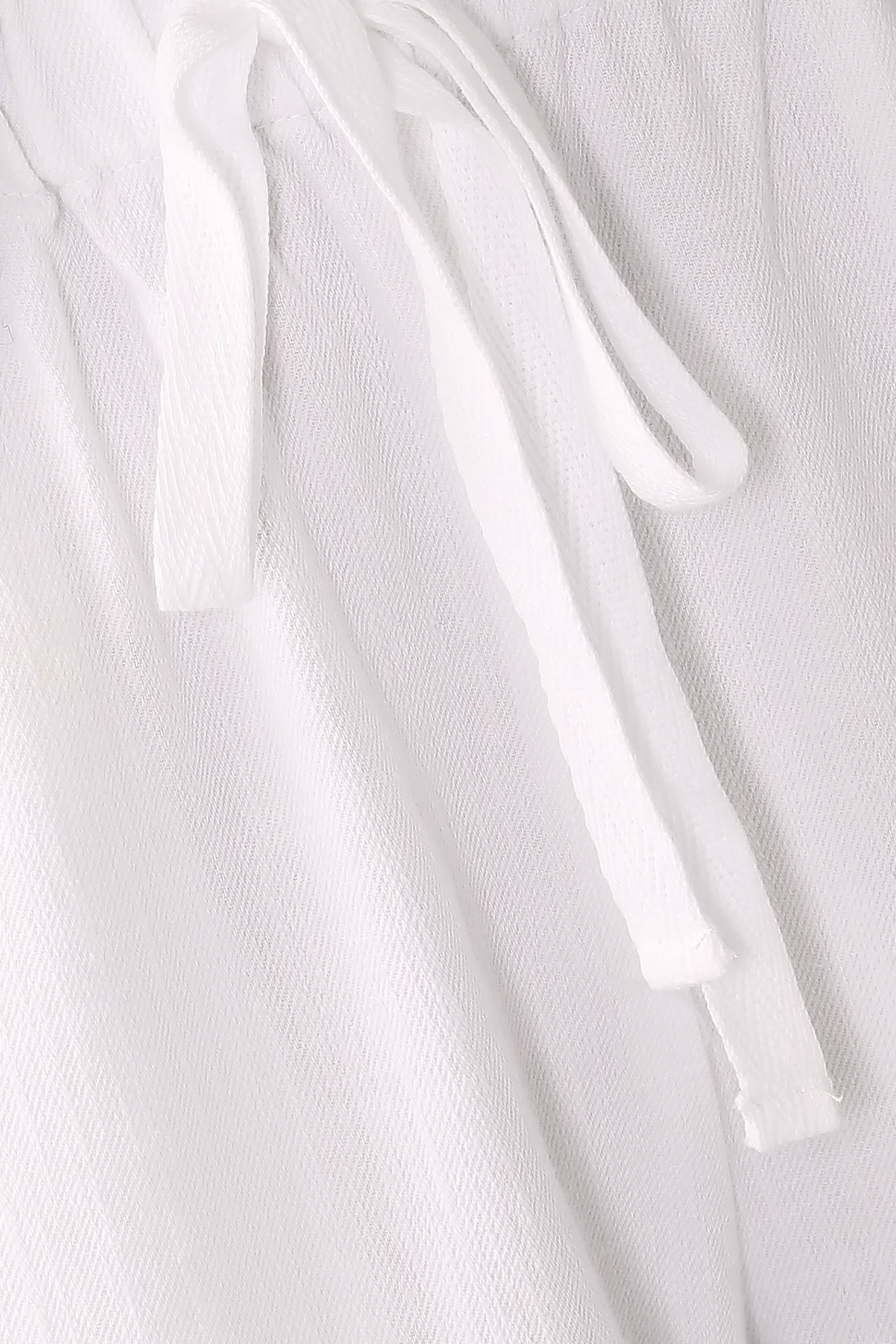 Drawstring Straight Trousers
