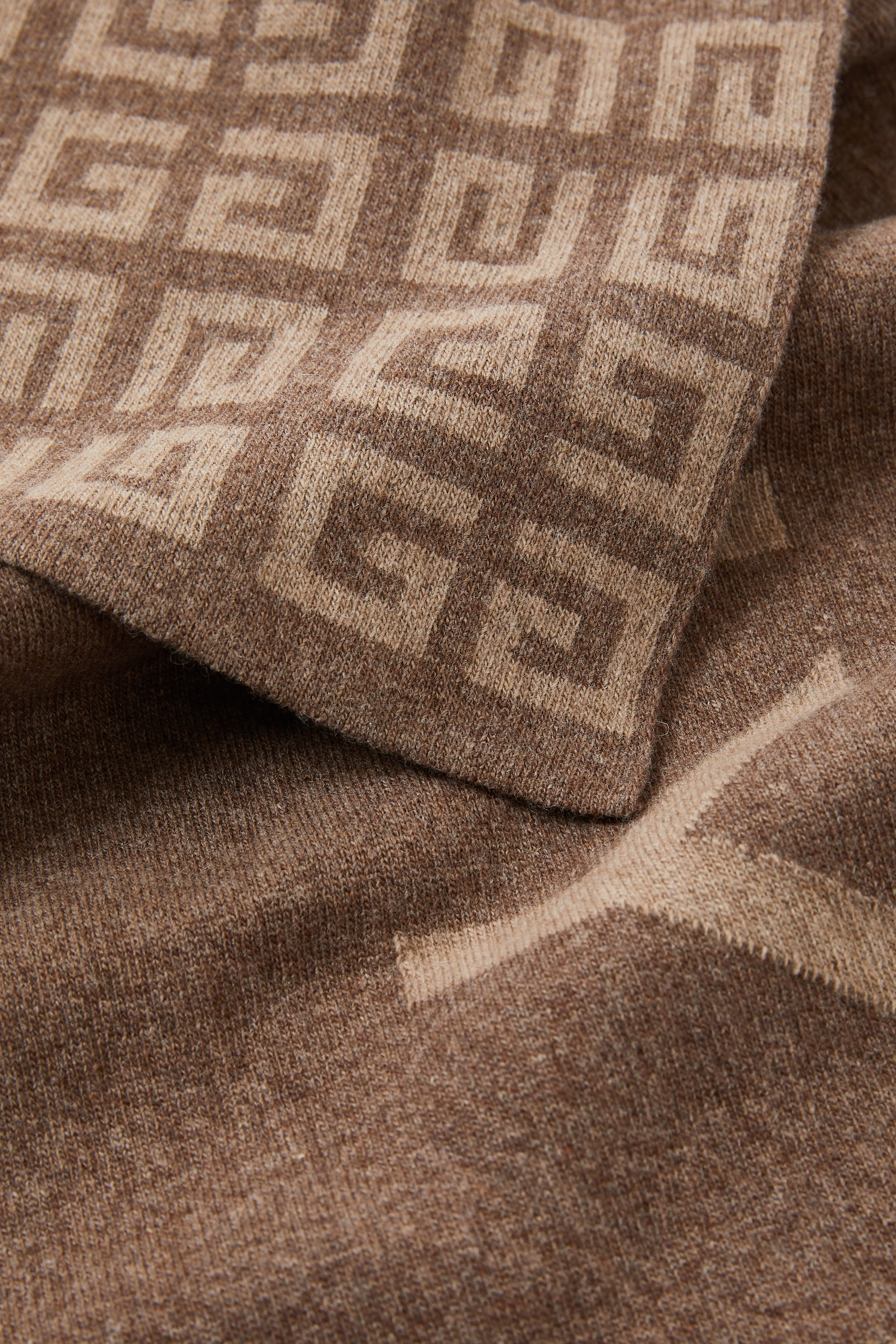 Logo Embroidery Wool Scarf